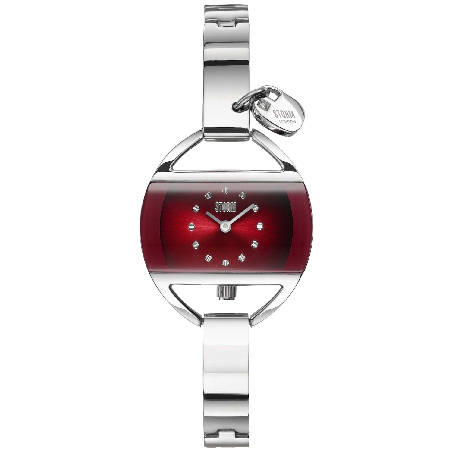 Storm Women's Silver / Red Temptress Charm Red In Silver/red