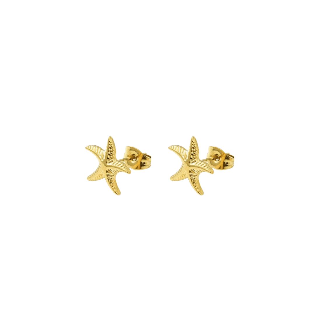 Women’s Starfish Marina Studs: Gold The Messy Archive