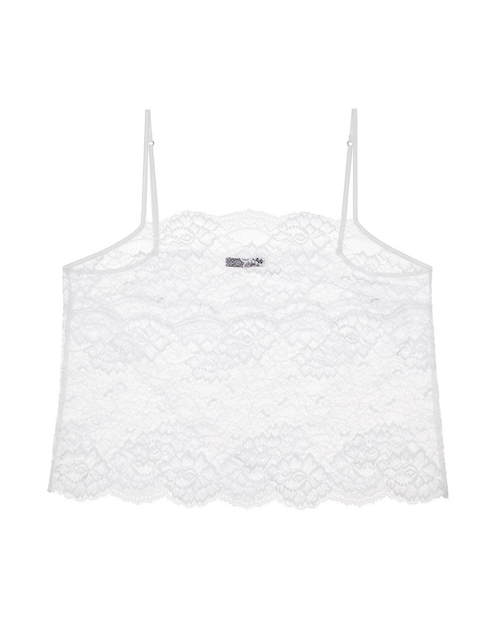 Journelle Isabel Modern Lace Crop Camisole In White