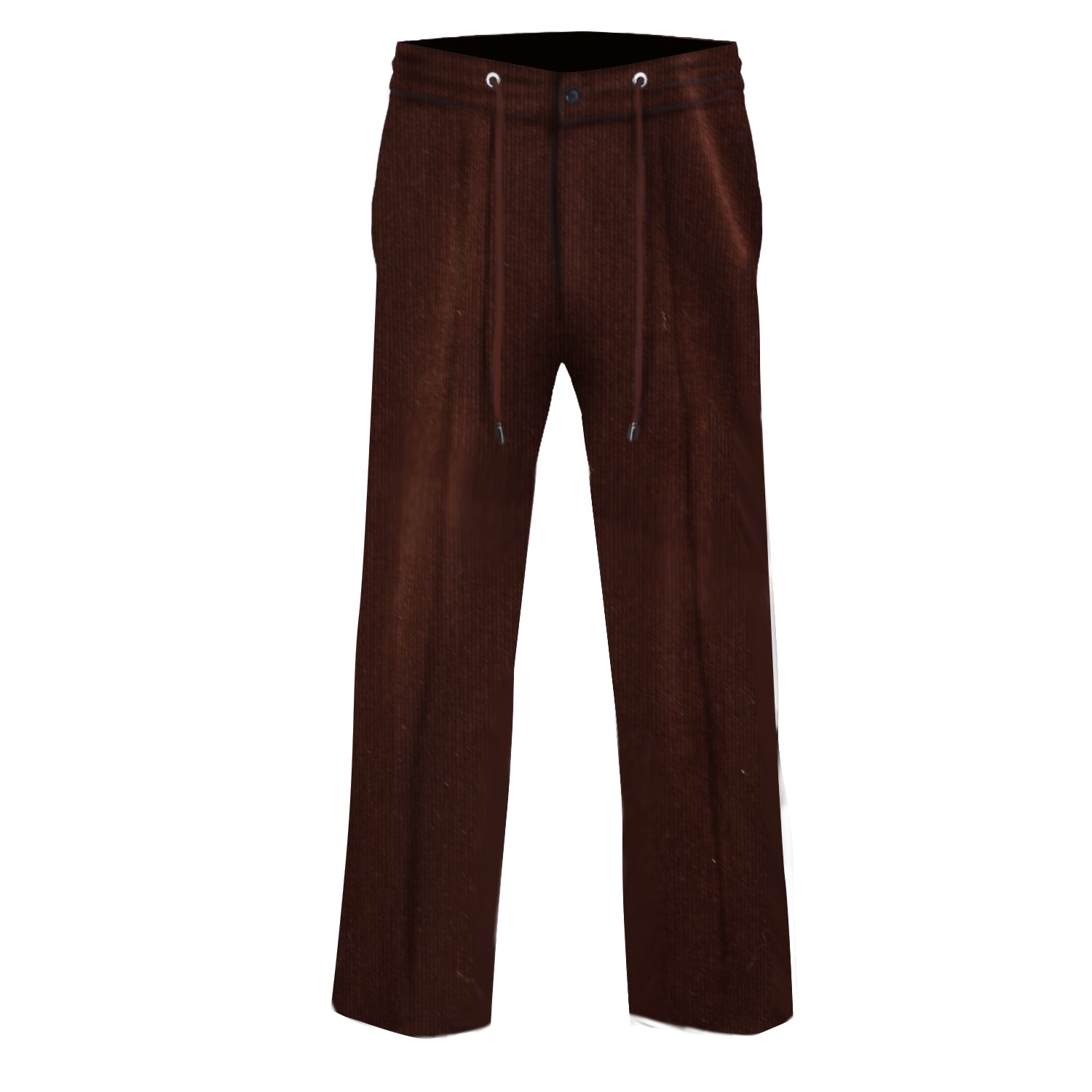 David Wej Men's Washington Drawstring Corduroy Trouser - Brown In Brown
