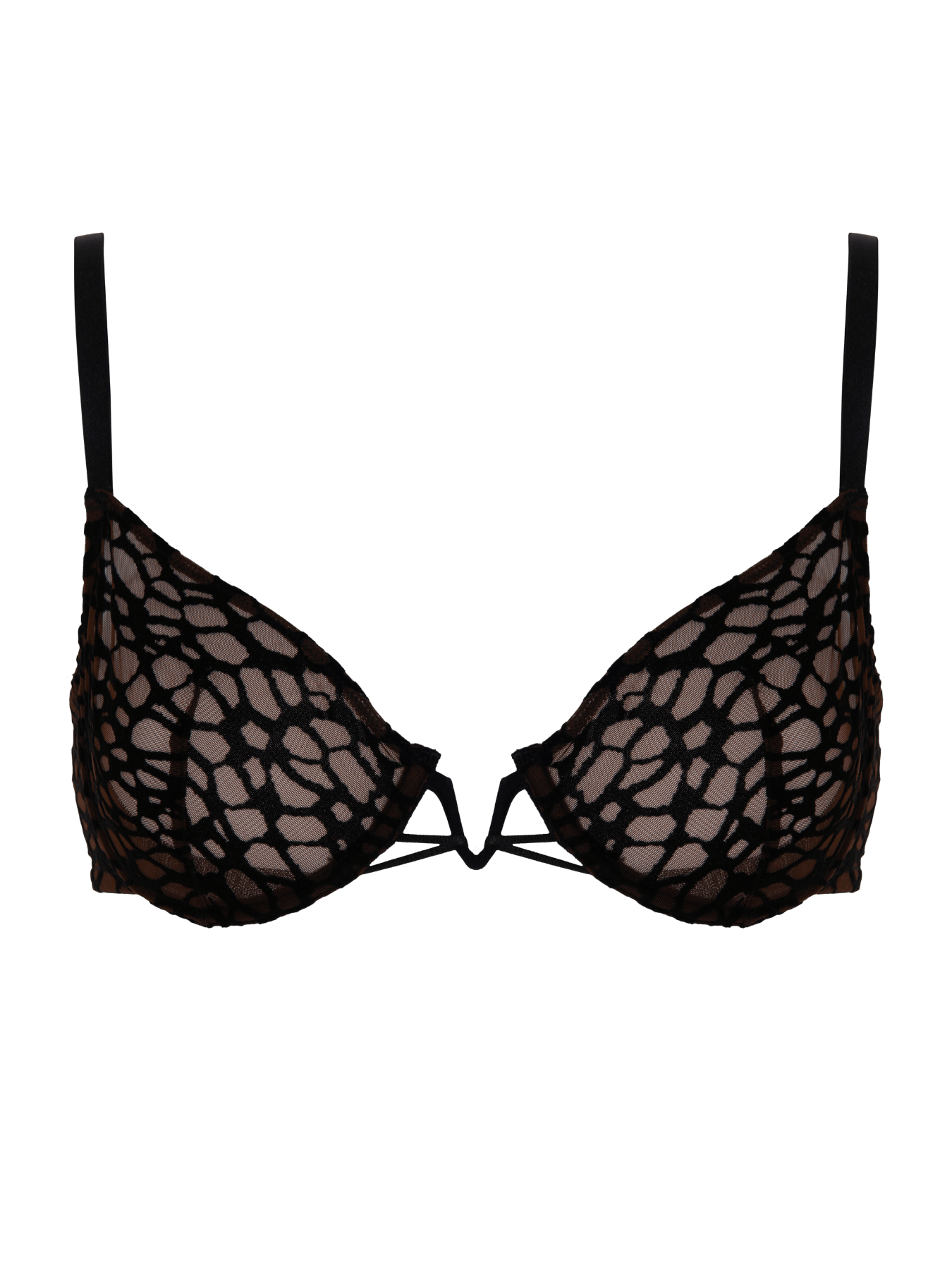 Bonbon Lingerie Women's Black Chaos Underwired Bra In Black