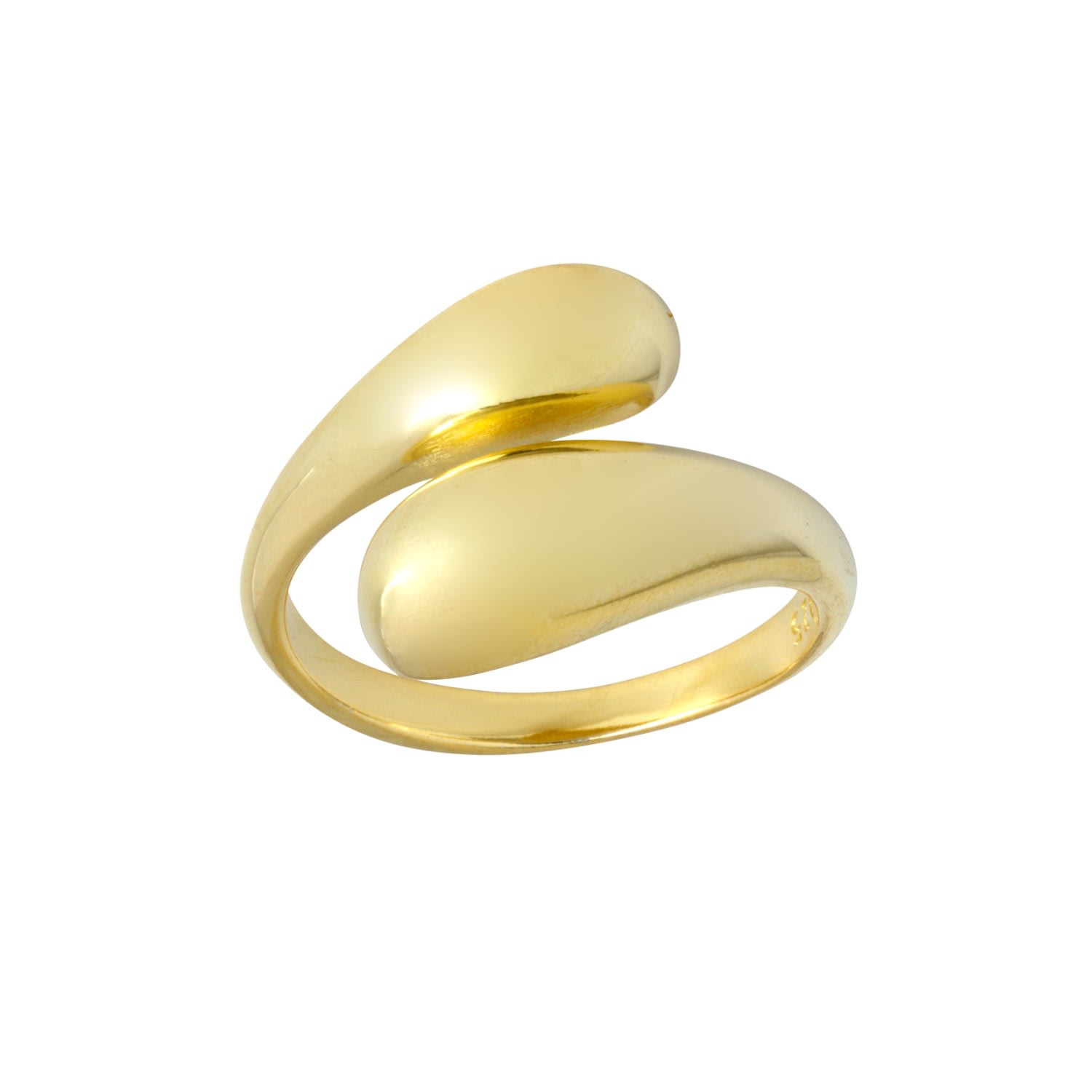 Gold Trip Women's Open Sculptural Ring In Gold