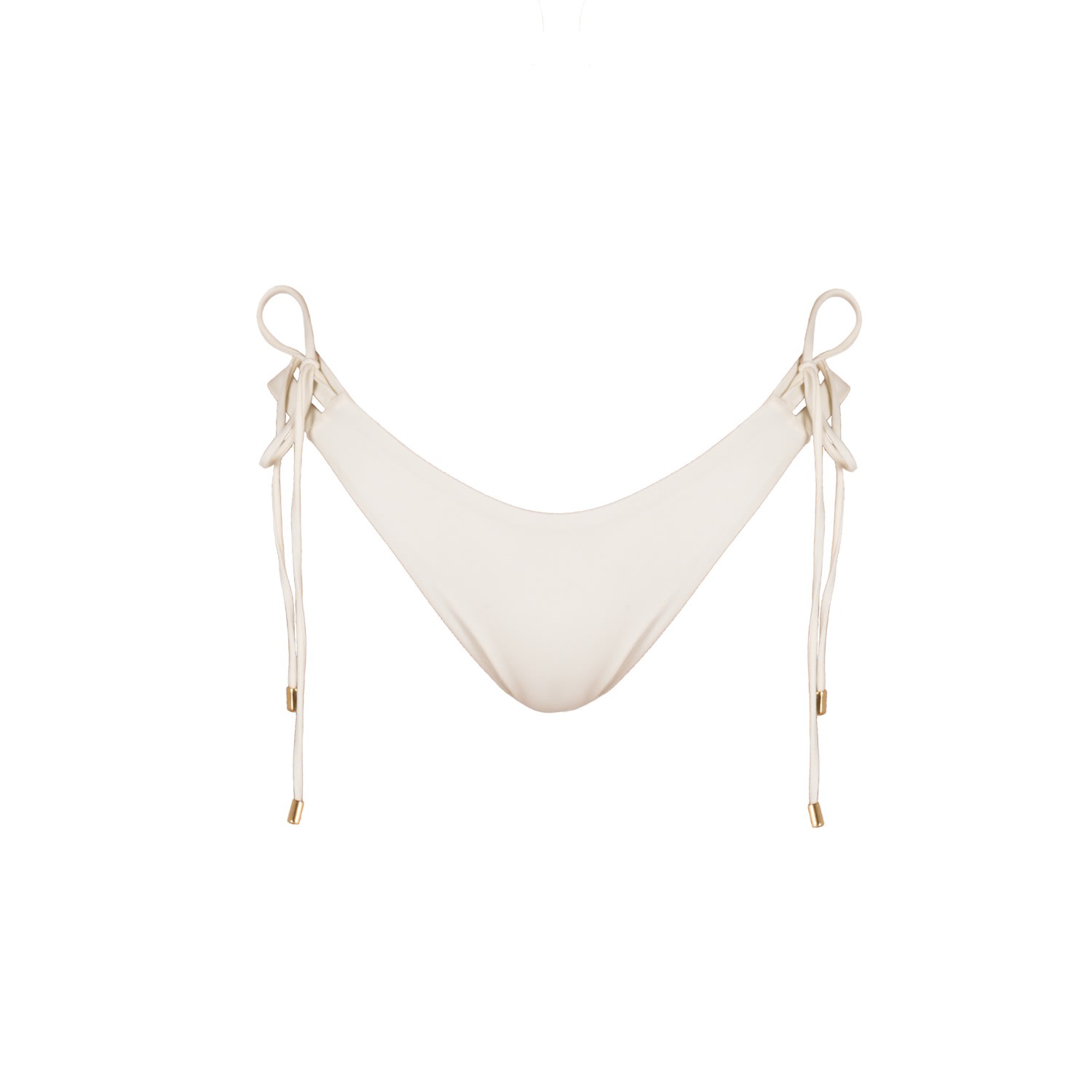 Bélmuso Swimwear Women's White Concha Bikini Bottom