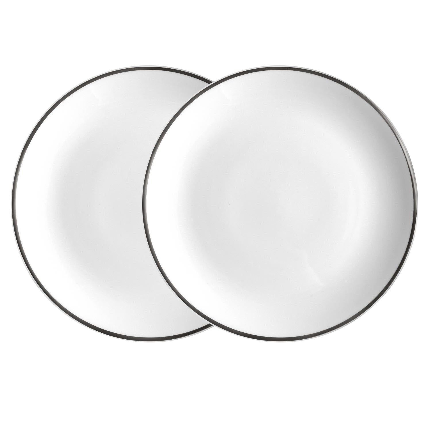 Silver Alex Platinum - Set Of Two, 8 In. Salad / Dessert Plate Twig New York