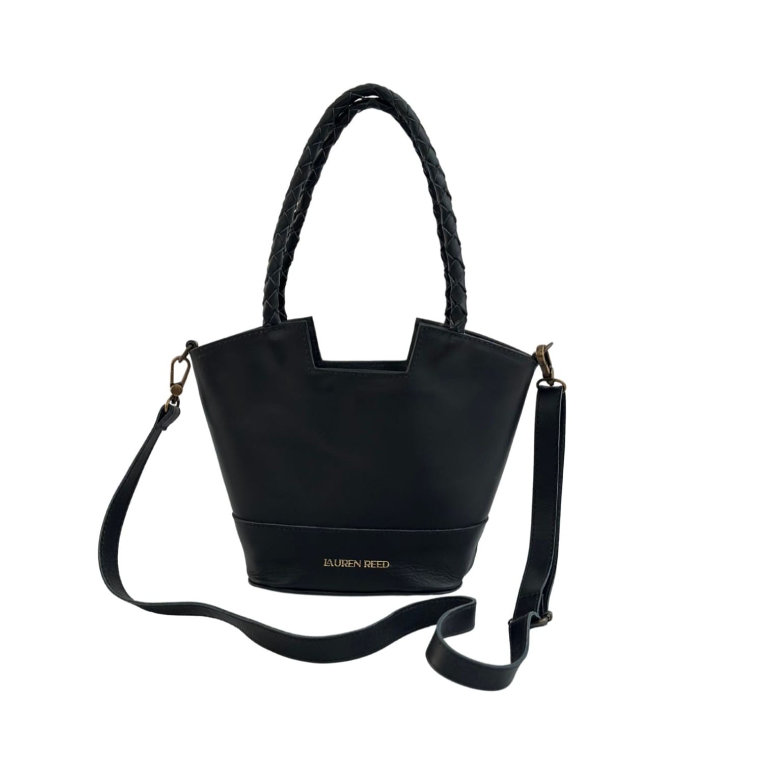 Lauren Reed Co Women's The Mini Carmen Leather Crossbody - Black