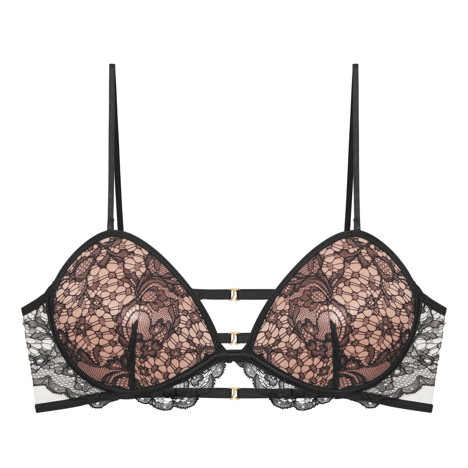 Perilla Women's Black Madone Bra In Black