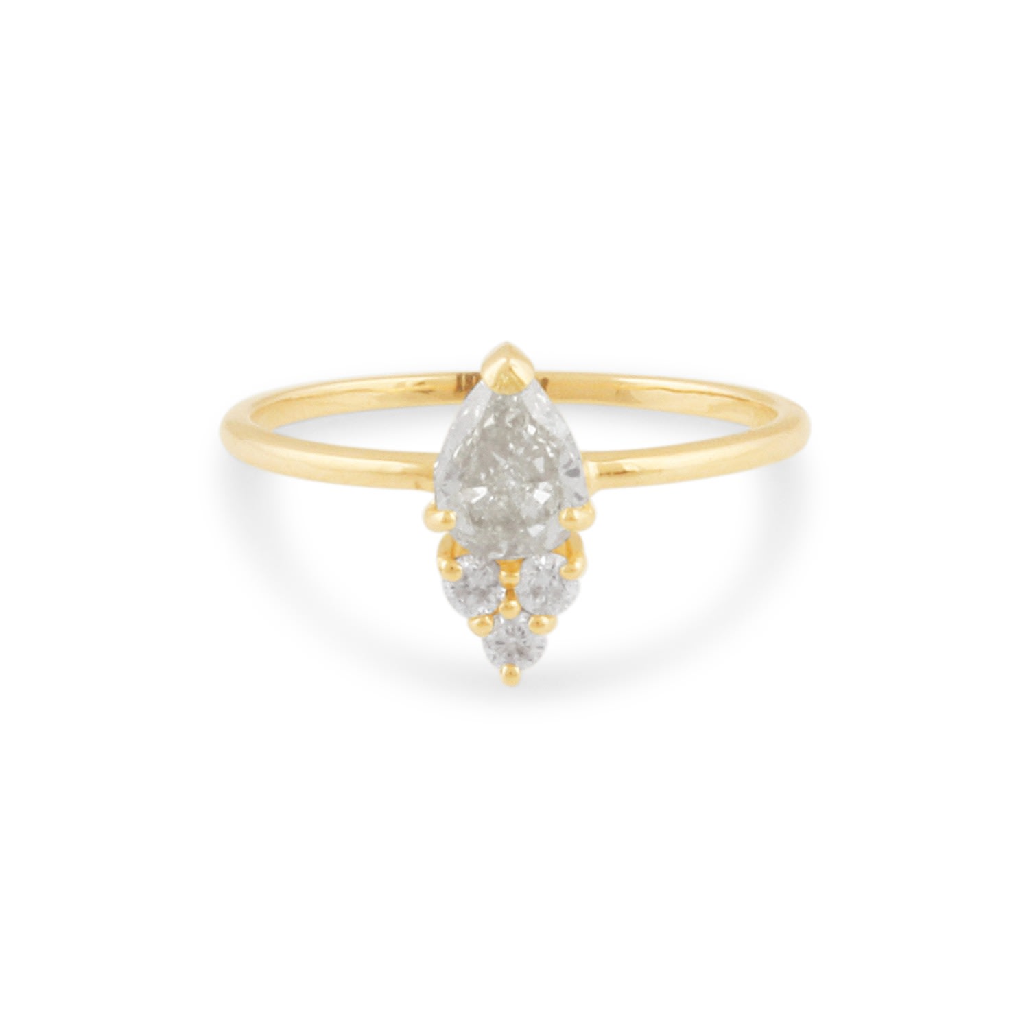 Women’s Diamond Ring In 18K Yellow Gold Tresor Collection