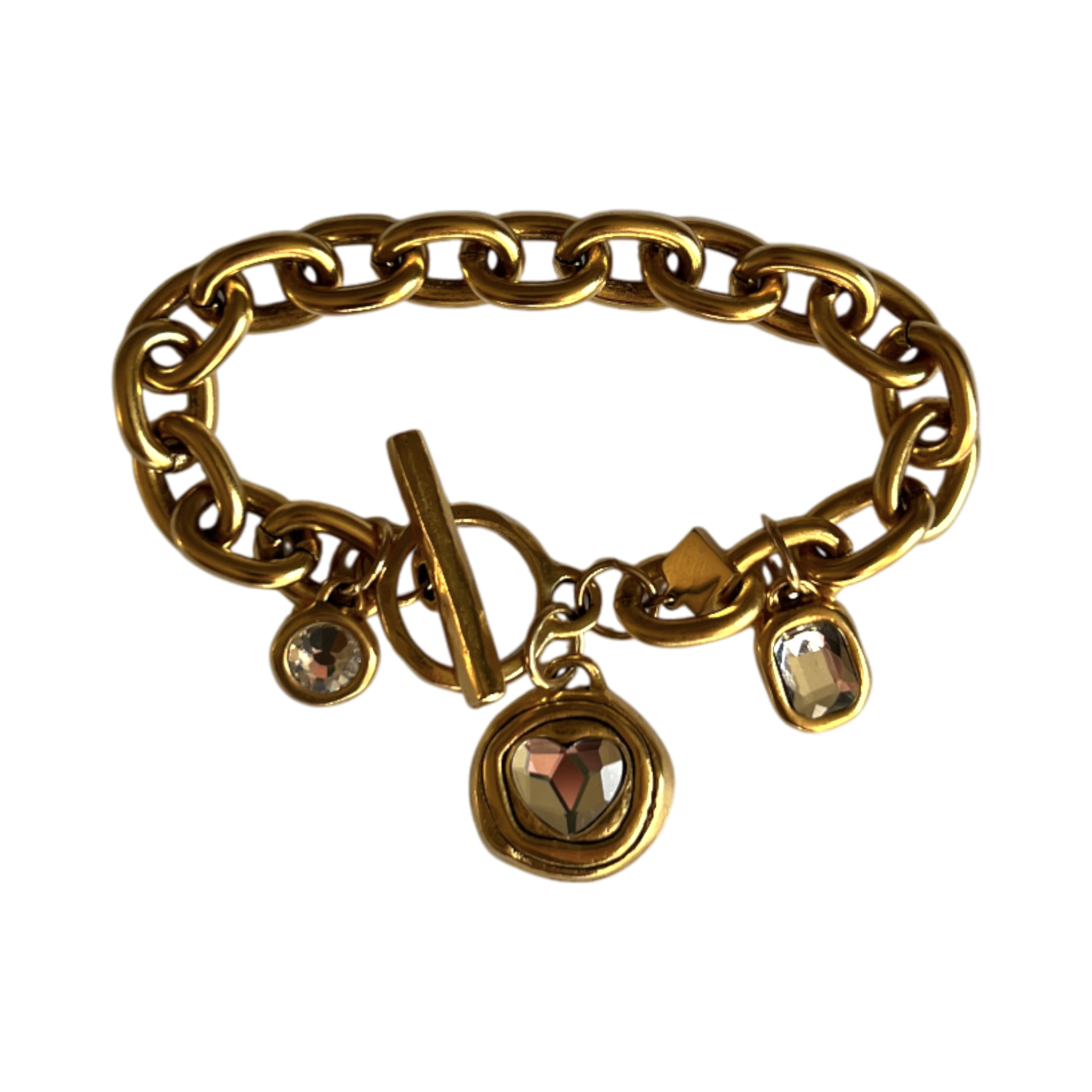 Sccollection Women's Gold Daisy Bracelet In Gold