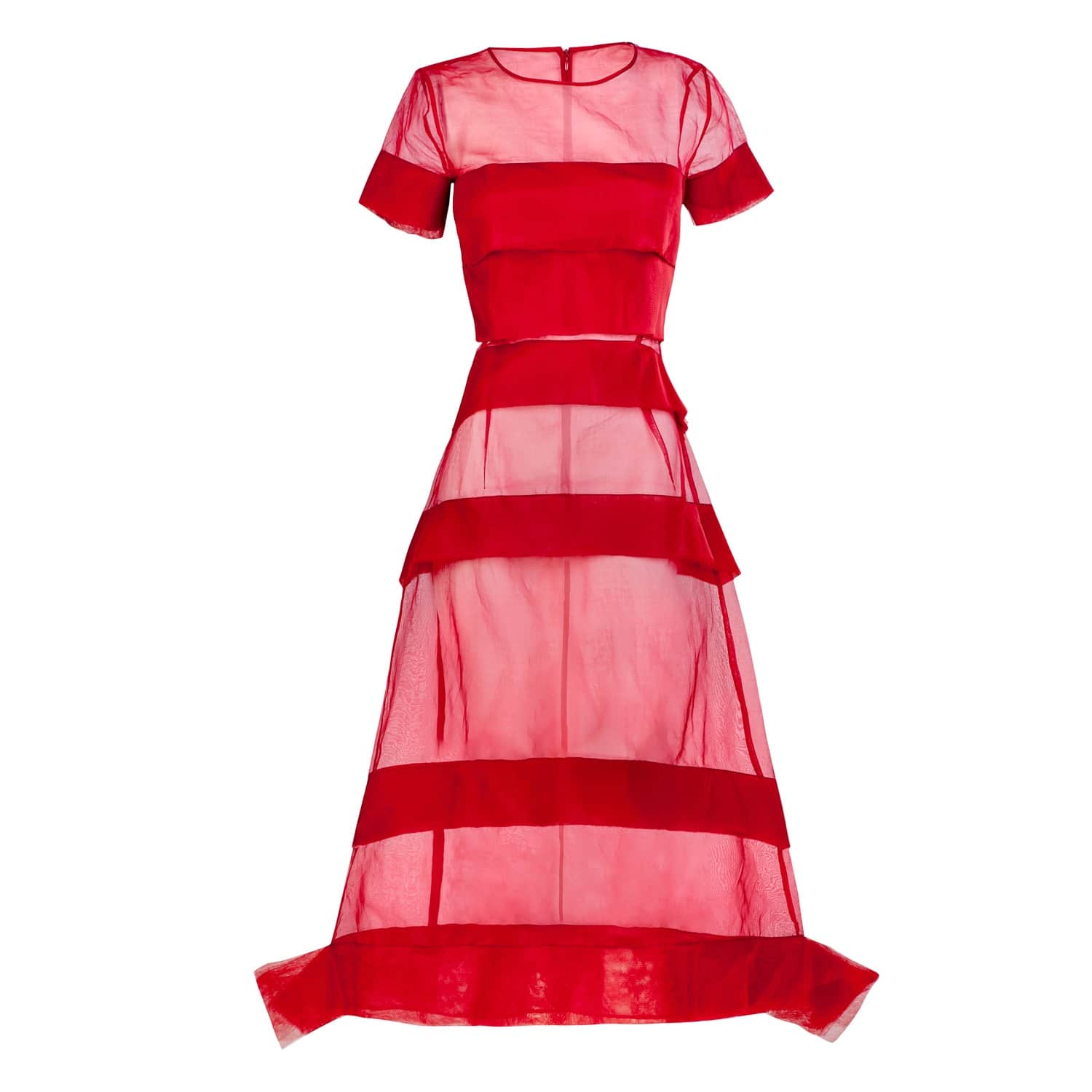 Red Organza Dress