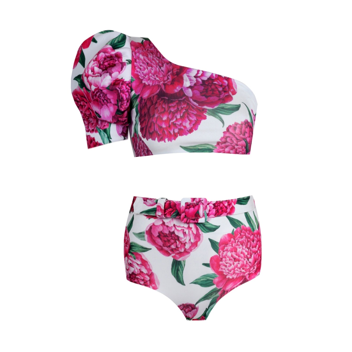 Nur Karaata Women's Pink / Purple Rosabelle Bikini Set