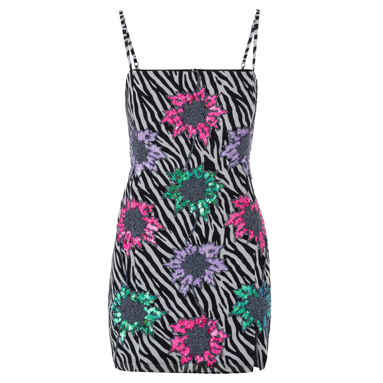 Women's Paradis Dress With Palm Embellishment | Extra Large | Raevynn