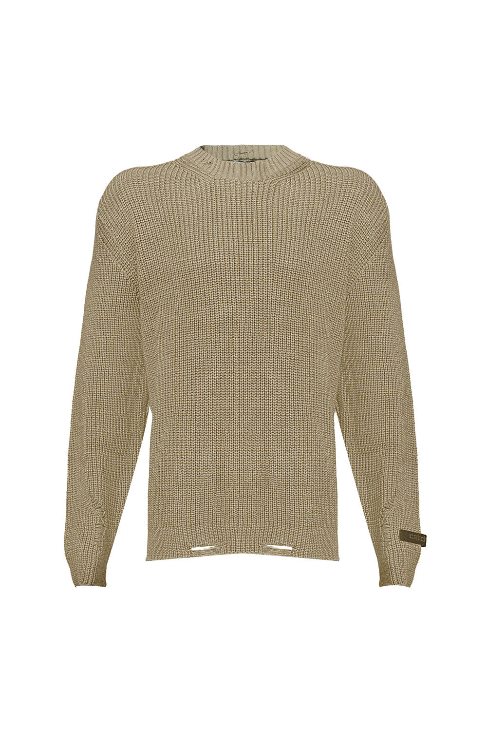 Snob Love Women's Brown Chic Knitwear Sweater - Beige In Brown