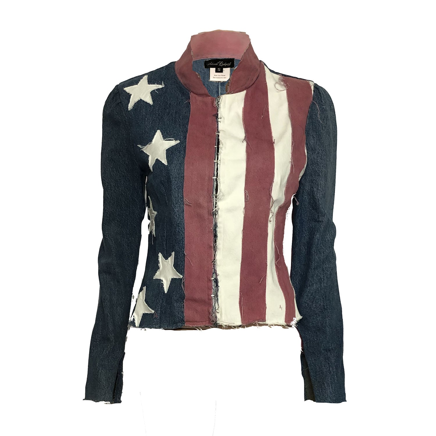 Deborah Lindquist Eco Lifestyle Women's Blue Americana Denim Jacket In Blue