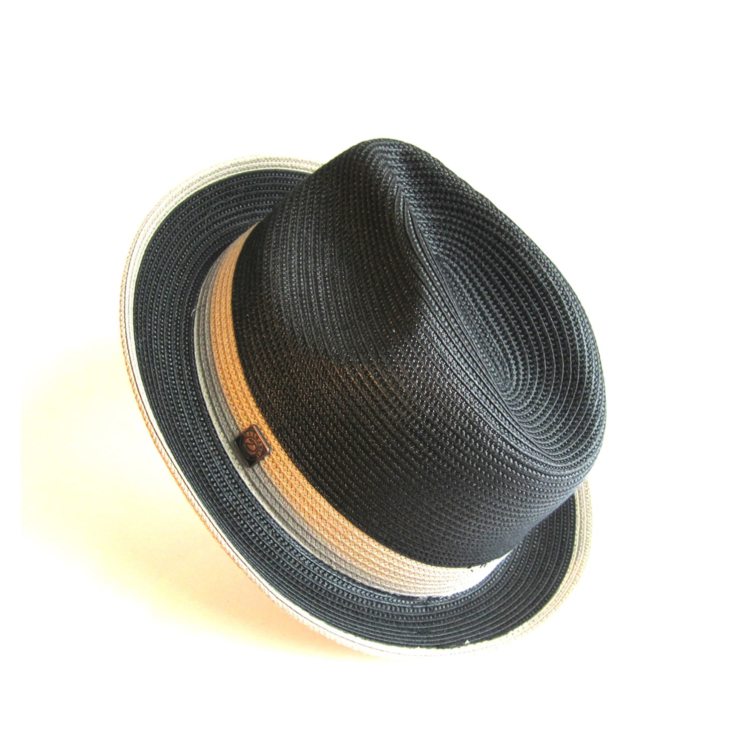 Men's Dasmarca Florence Black Summer Two Tone Crushable Hat | 59Cm | Dasmarca Hats