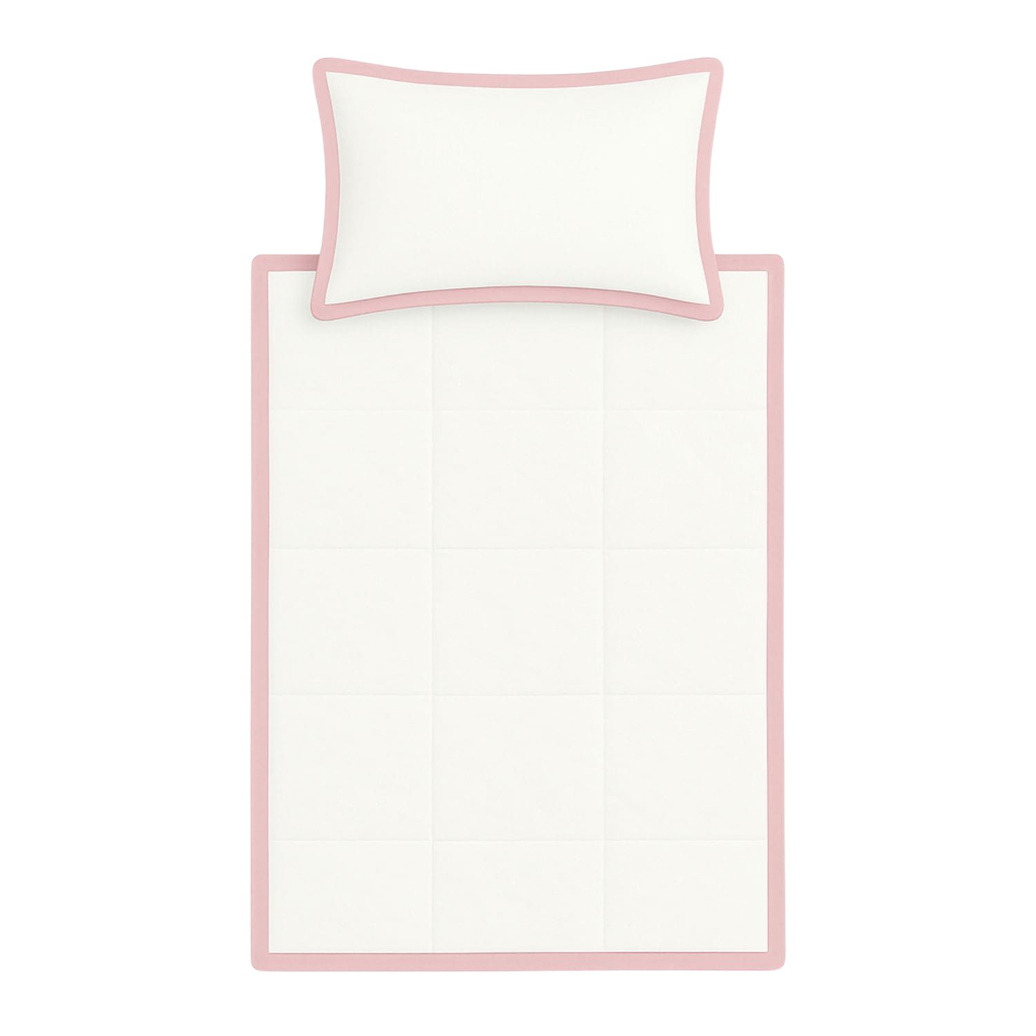 Decoflux Home Pink / Purple / White Bedding Set Frame Inner Primrose Pink Uk Single, Us Twin