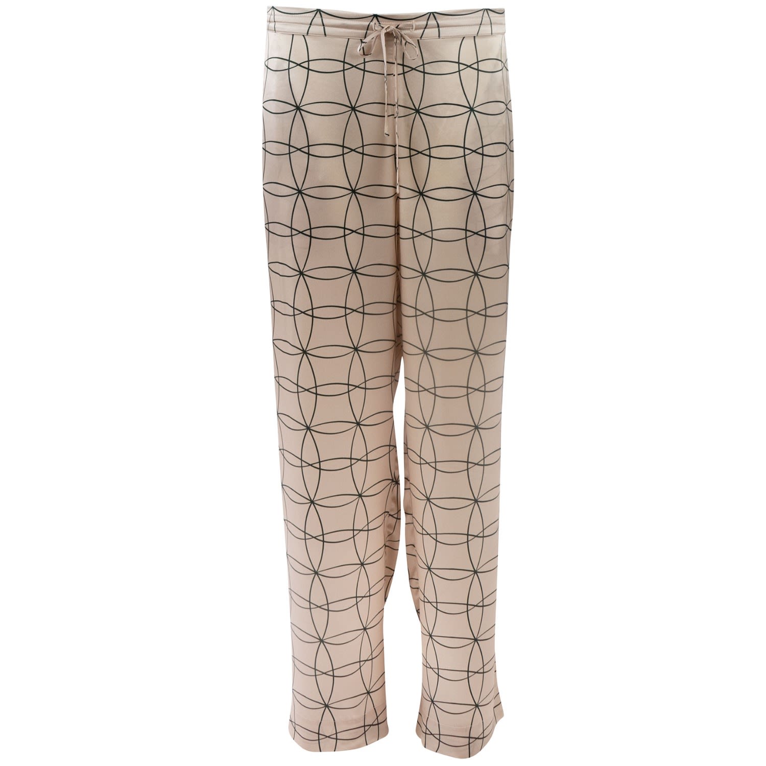 Nokaya Women's Pink / Purple Pink Neo Geo Silk Pyjama Pants In Pink/purple