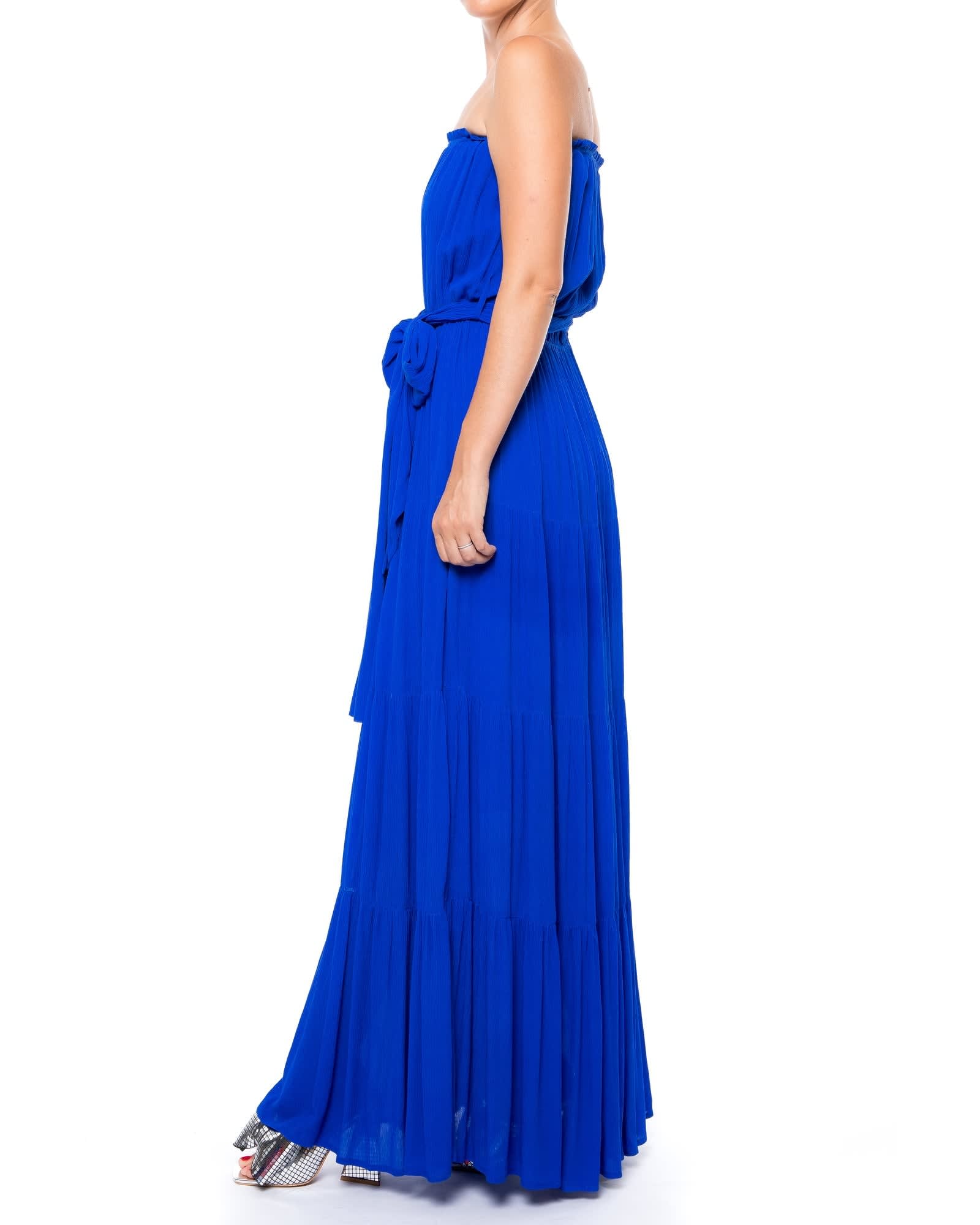 Enchanted Garden Maxi Dress - Wildflower Navy