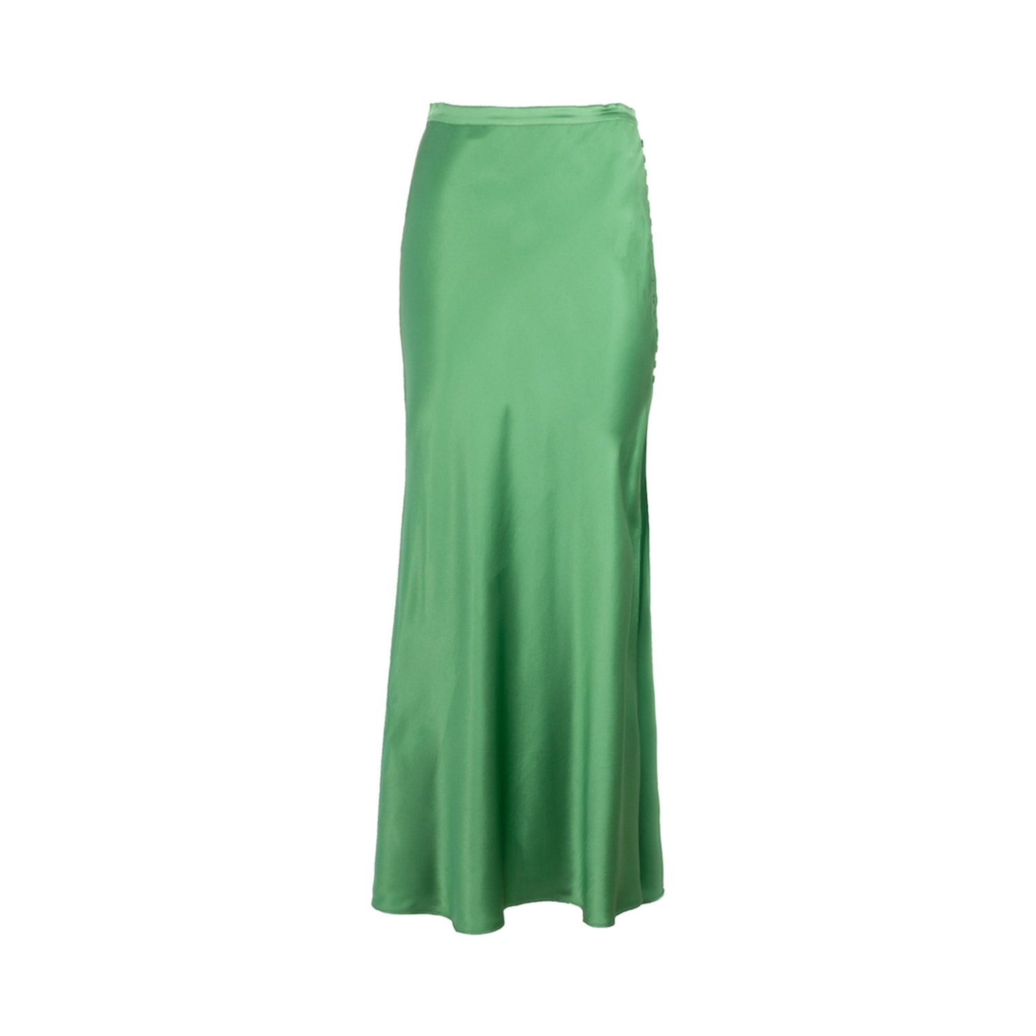Secret Mission Women's Green Stacey Skirt - Silk