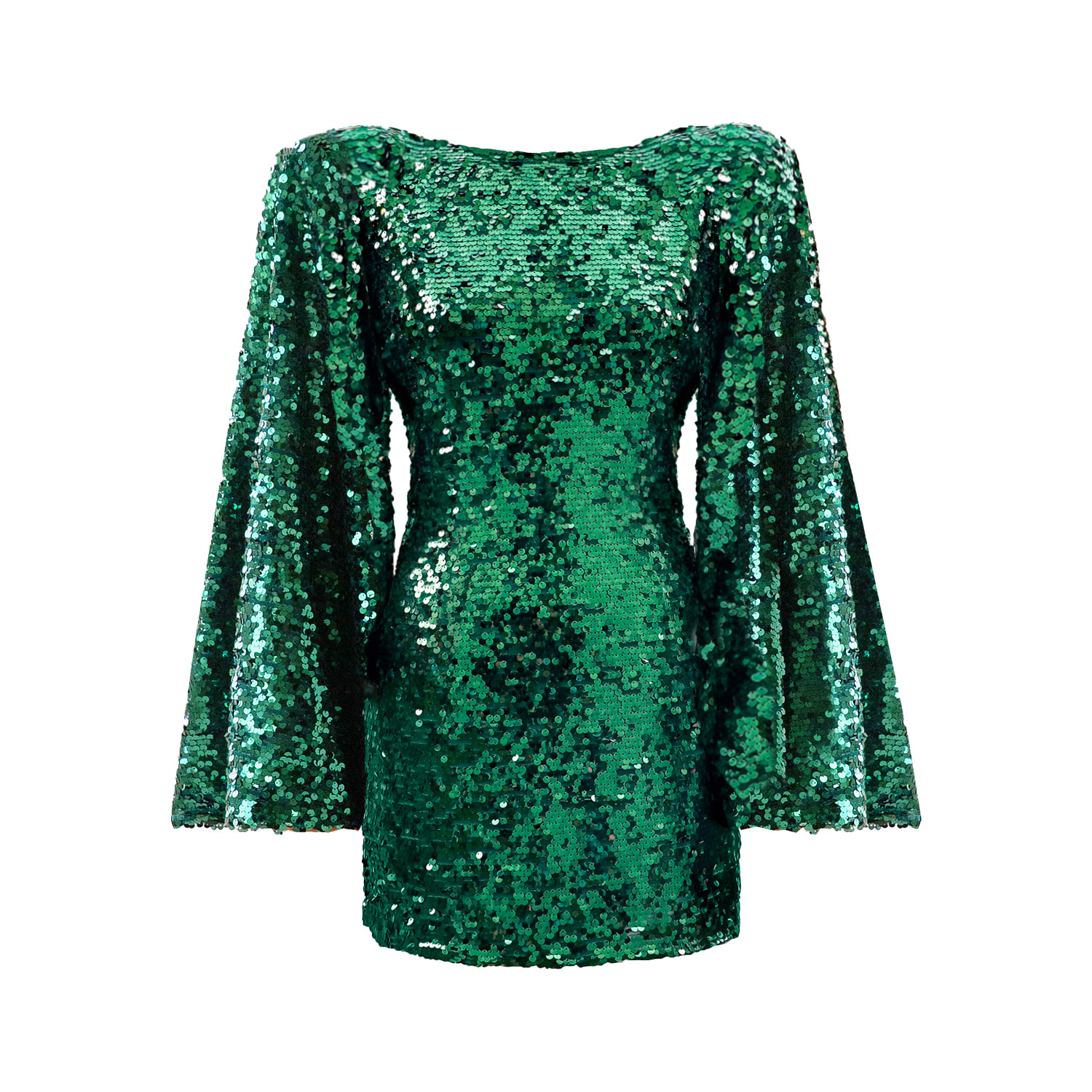 Lily Phellera Women's Sienna Open Back Cocktail Party Dress Mini In Absinth Green In Green