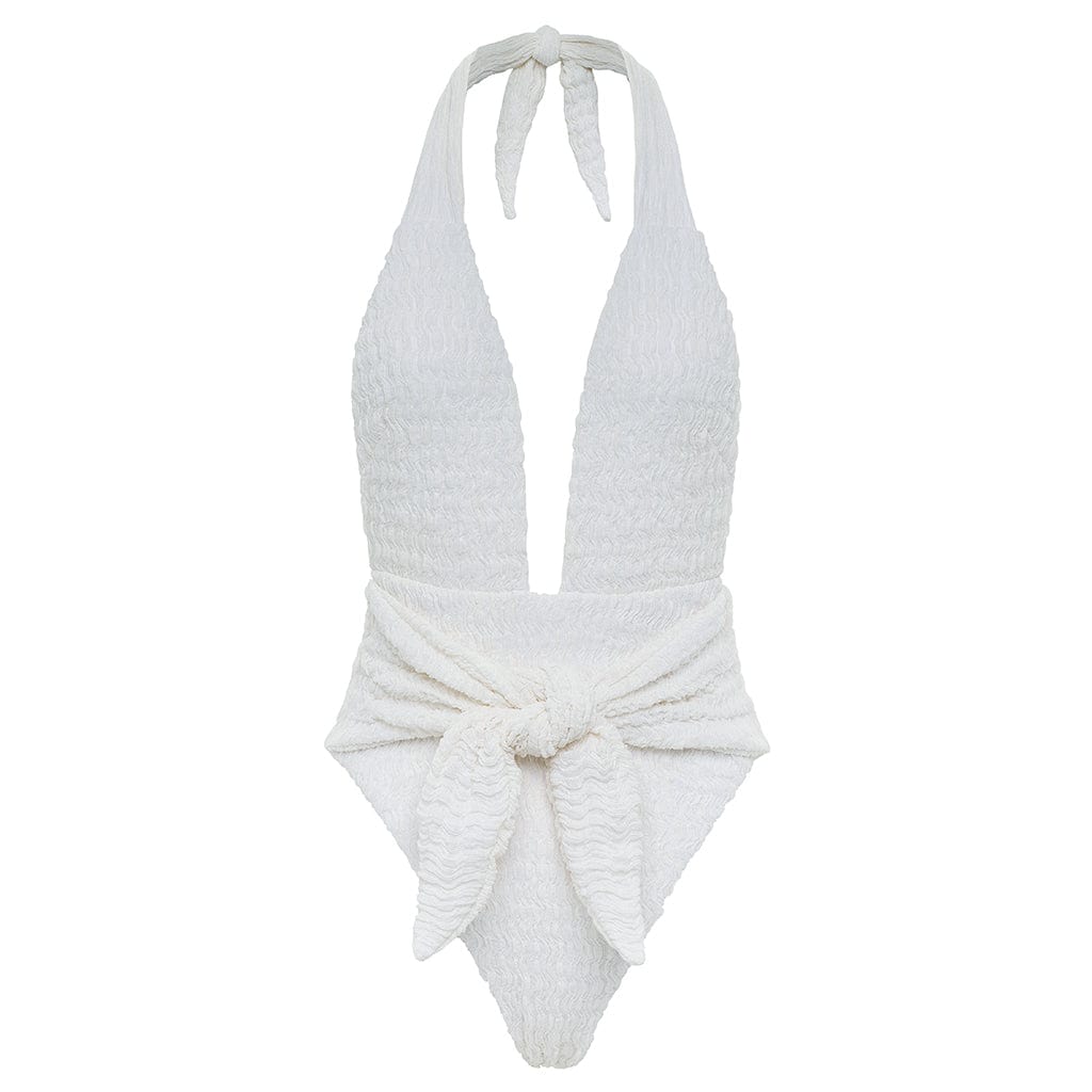 Montce Tropez Tie-up One Piece In White