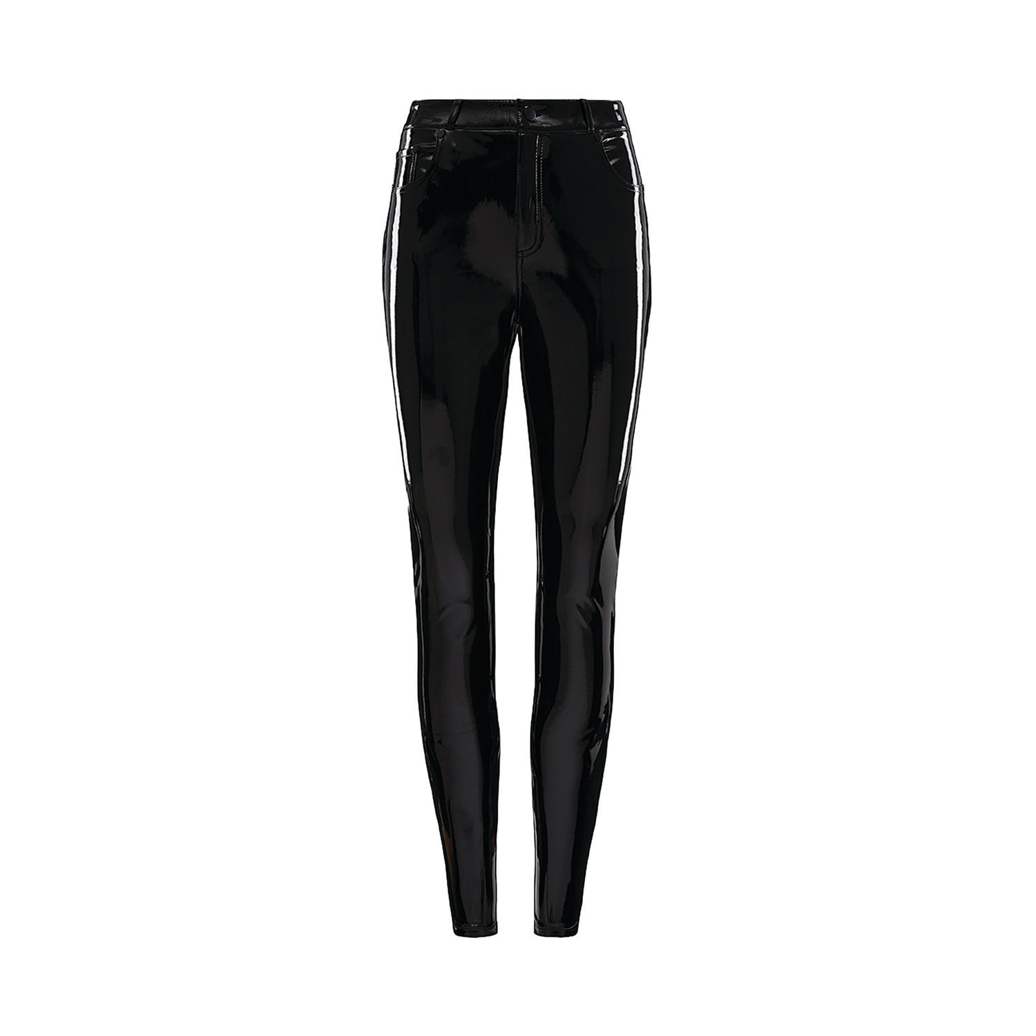 Commando Faux Patent Leather Pant In Black