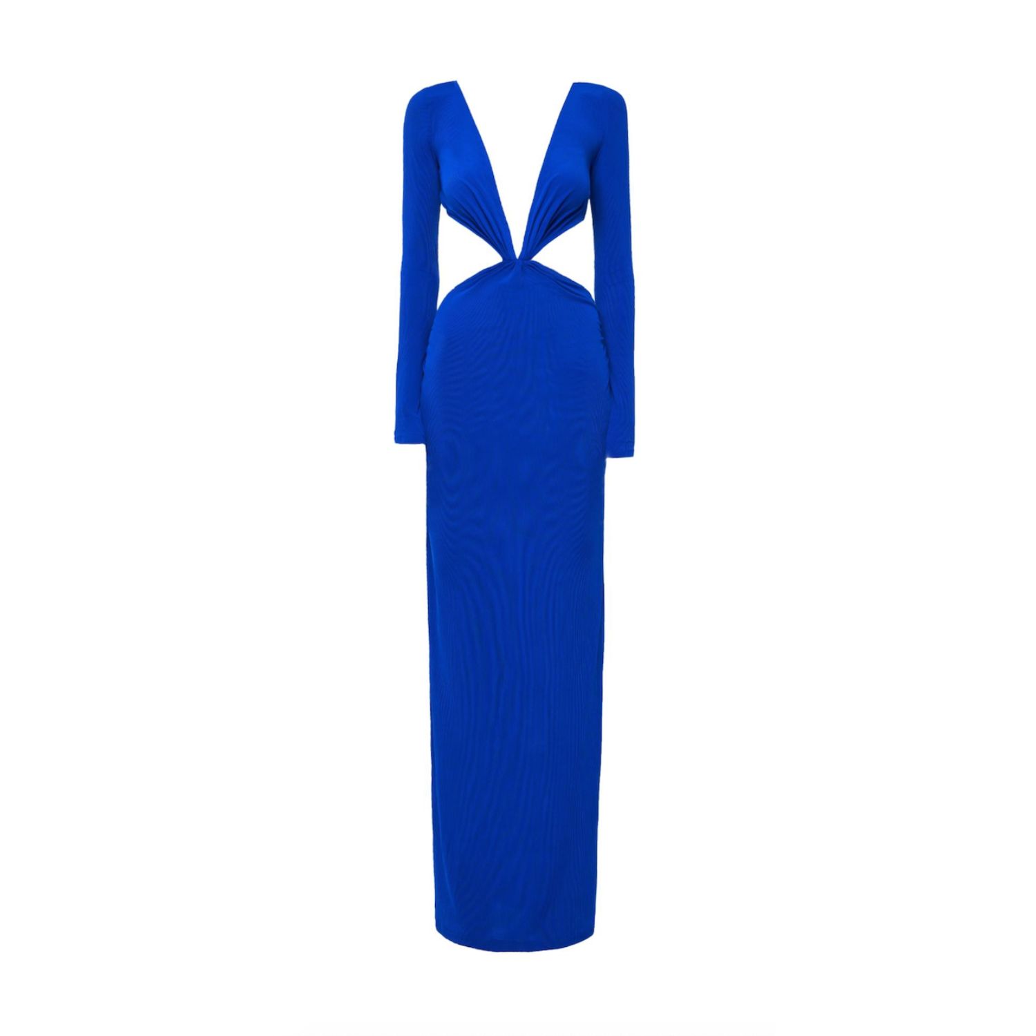 Ow Collection Women's Midnight Cut Out Maxi Dress - Blue In Blue