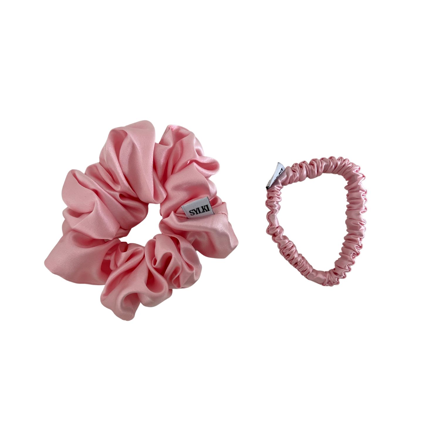 Women’s Pink / Purple Silk Scrunchie Bundle - Pink Sylki