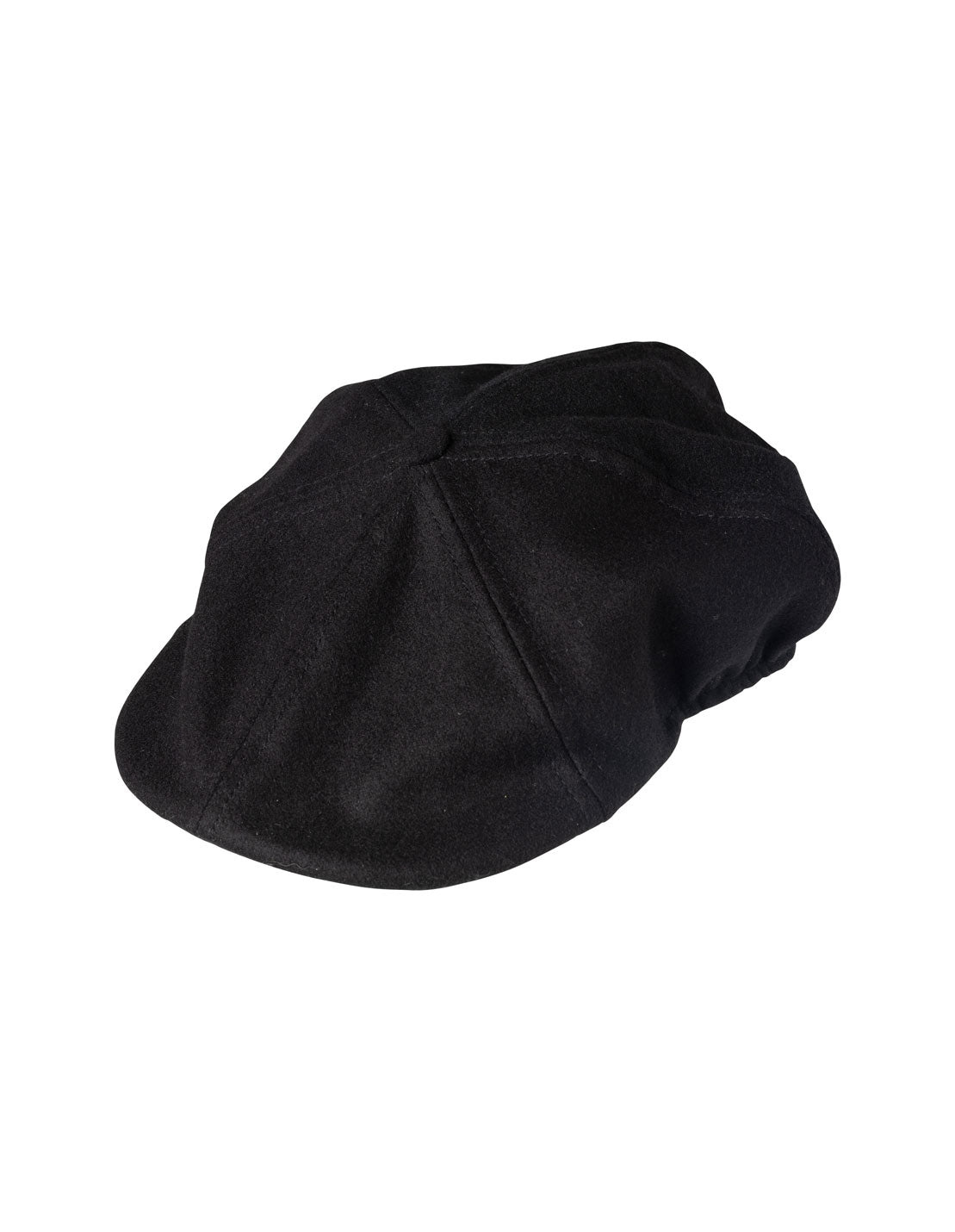 Women's Black The Beret - Classic Wool Beret | Large | Jordan