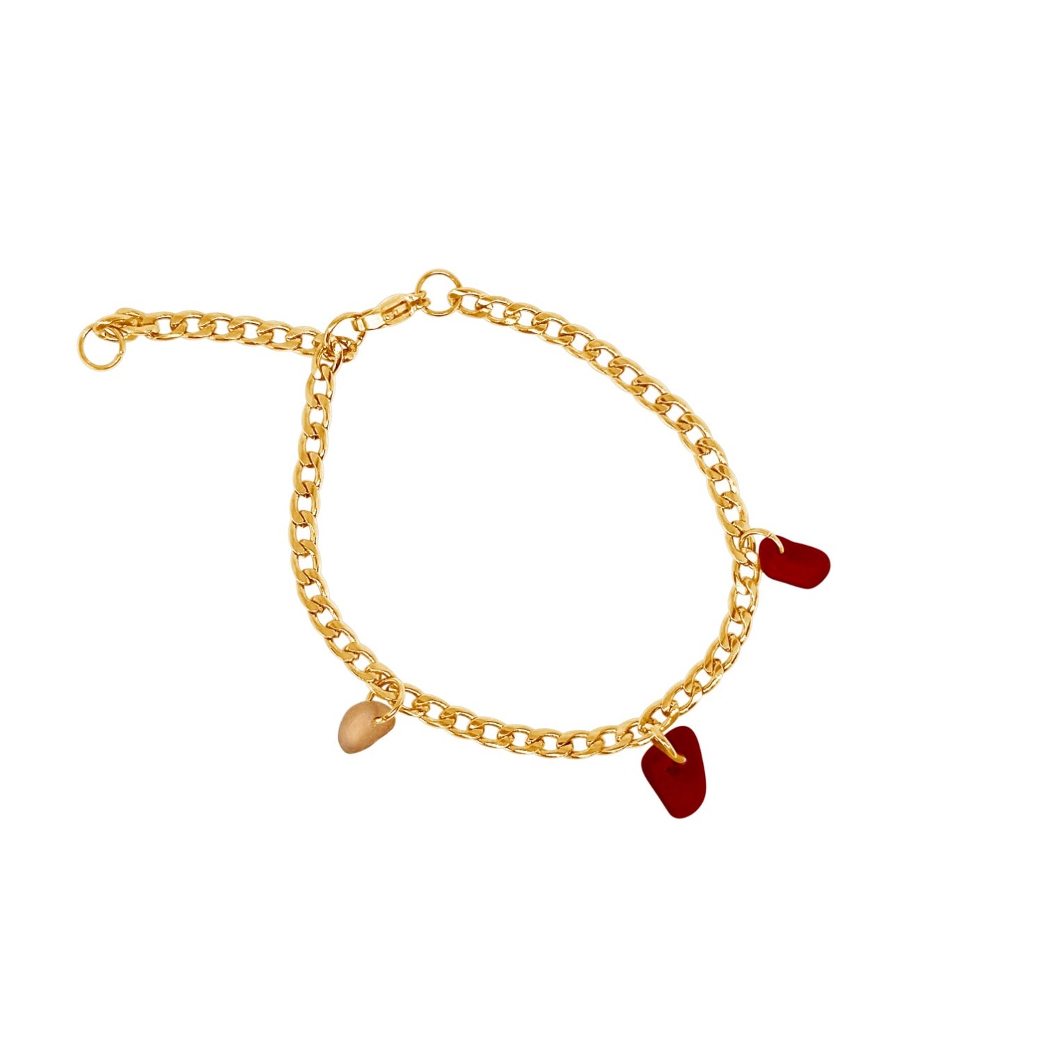 Glasstyk I/s Women's Brown / Red Fragments Red And Brown Bracelet