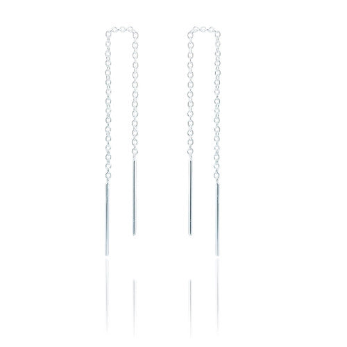 Women’s Silver Baby Link Earrings Ware Collective