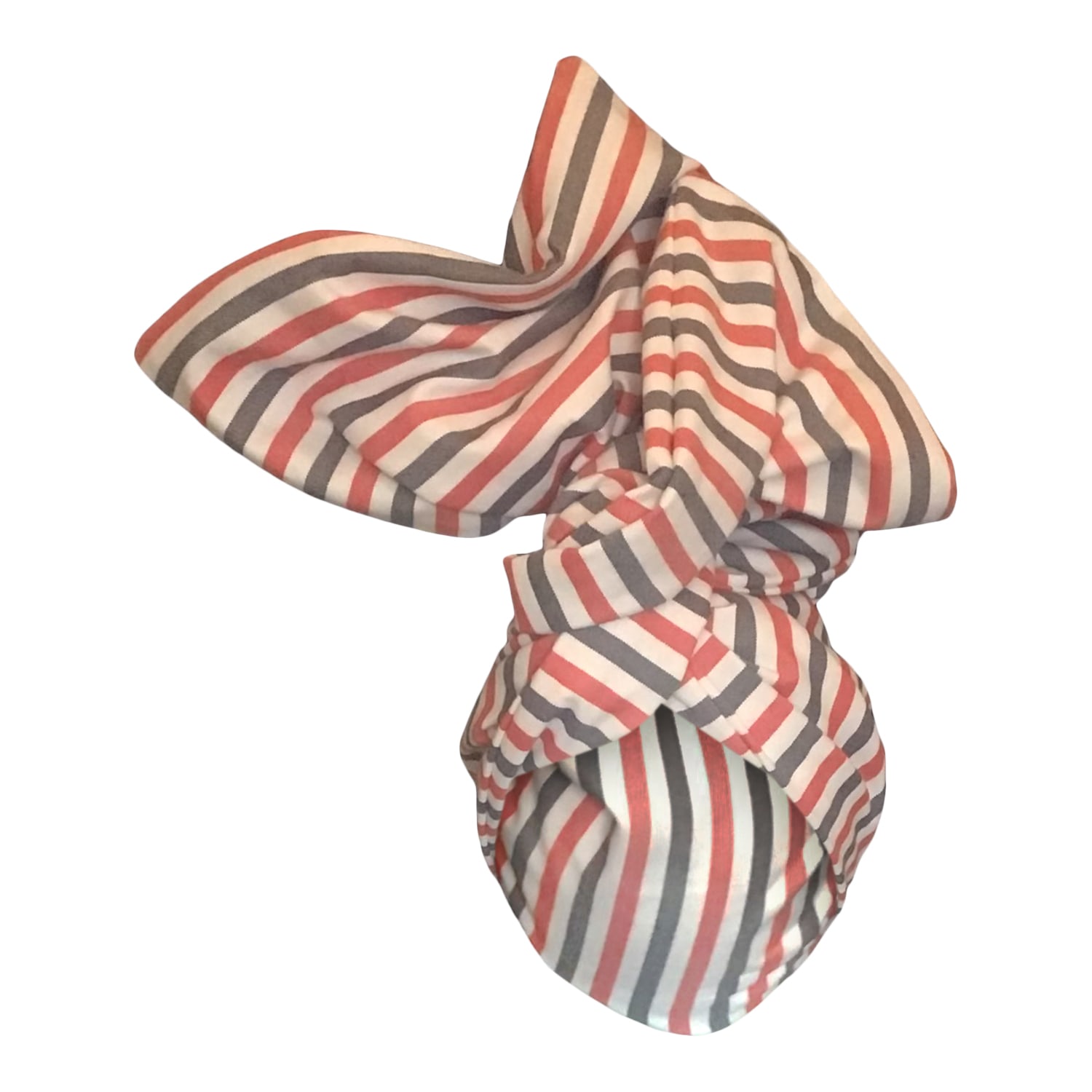 Women’s Black / White / Red Twisturban Turban In Red White & Black Stripe Romer Millinery