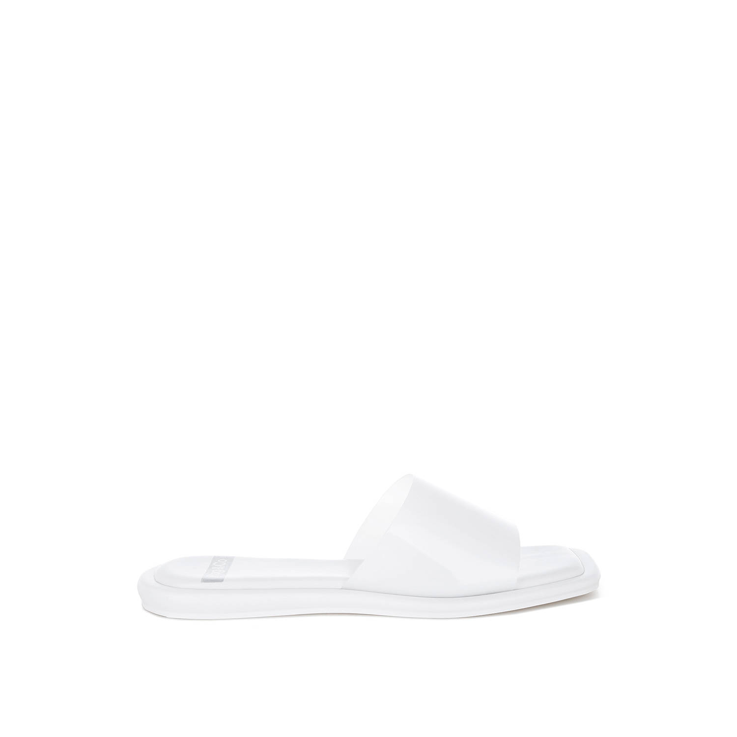 Women's Aponi Tinted Strap Slip Ons In White By Rag & Co | 4.5 Uk | Rag & Co.