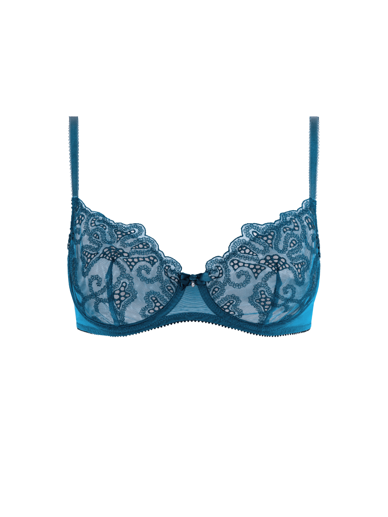 Bonbon Lingerie Women's Blue Nixie Underwired Bra In Blue