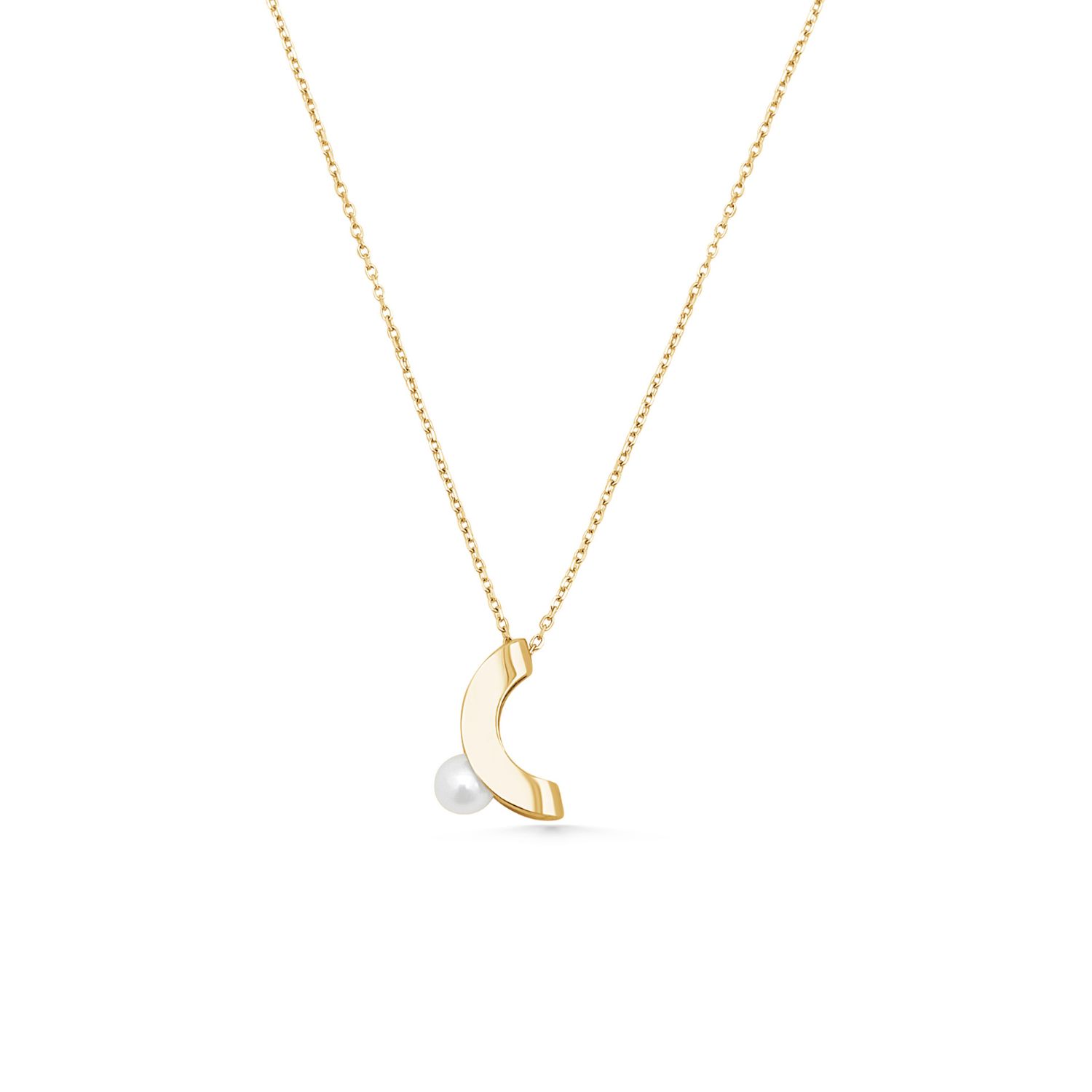 Hik&rós Women's Gold / White Luna Pearl Necklace In Burgundy