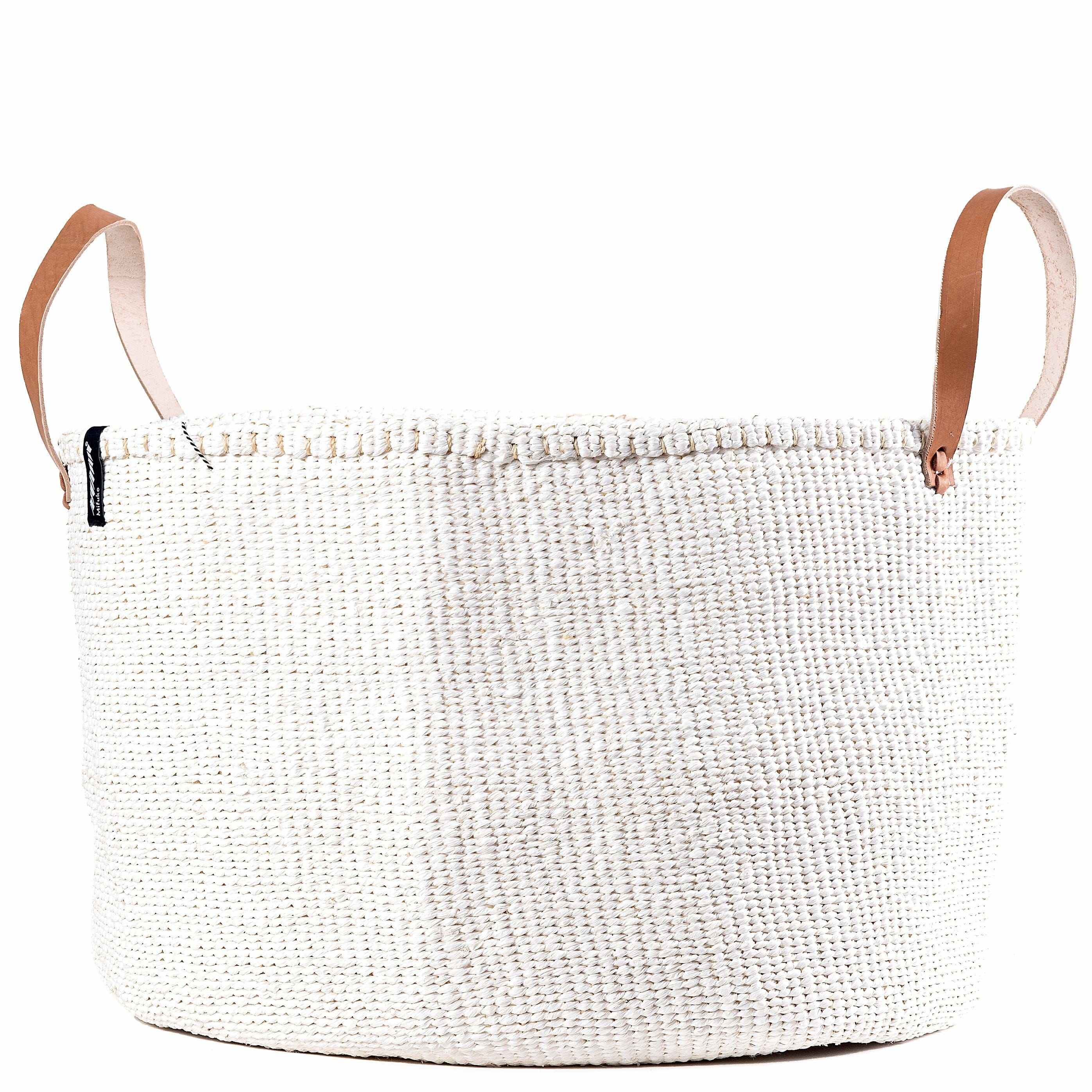 kiondo-floor-basket-white-with