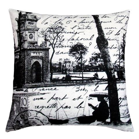 Petit Lac, Hanoi - Hoan Kiem Street Cushion One Size The Annam House