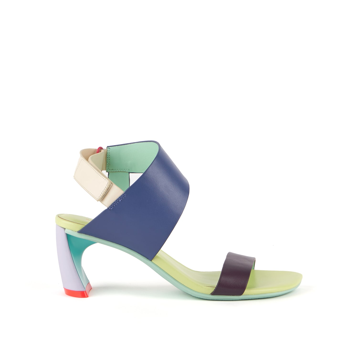 United Nude Zuma Sandal Mid In Blue/green