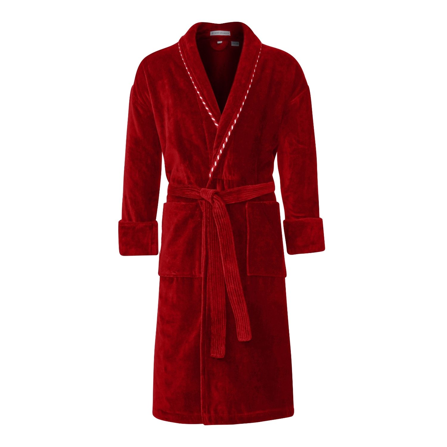 Men’s Dressing Gown Claret Red XXL Bown of London