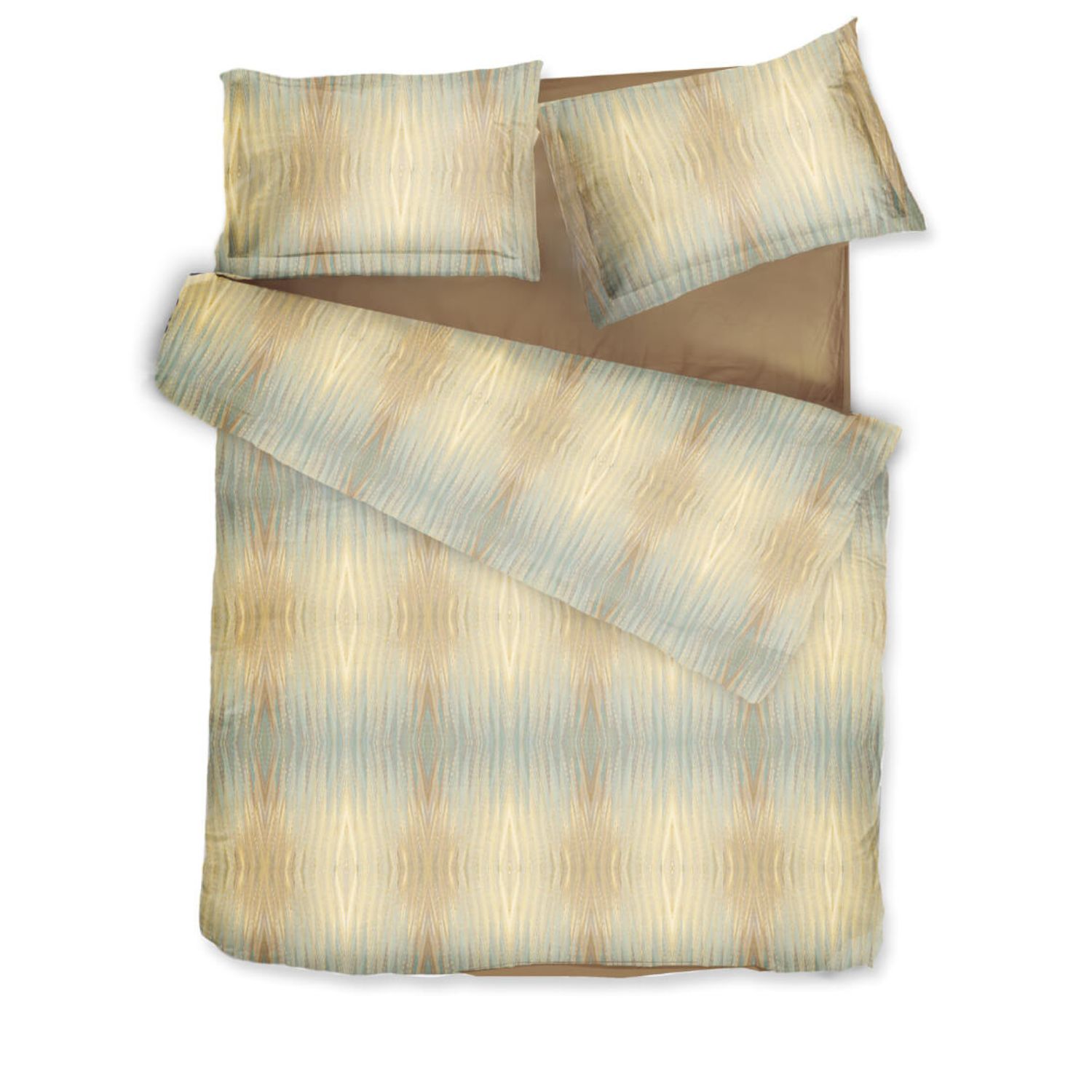 Decoflux Home Cotton Bedding Set Fairy Tale Yellow Uk King, Us Queen