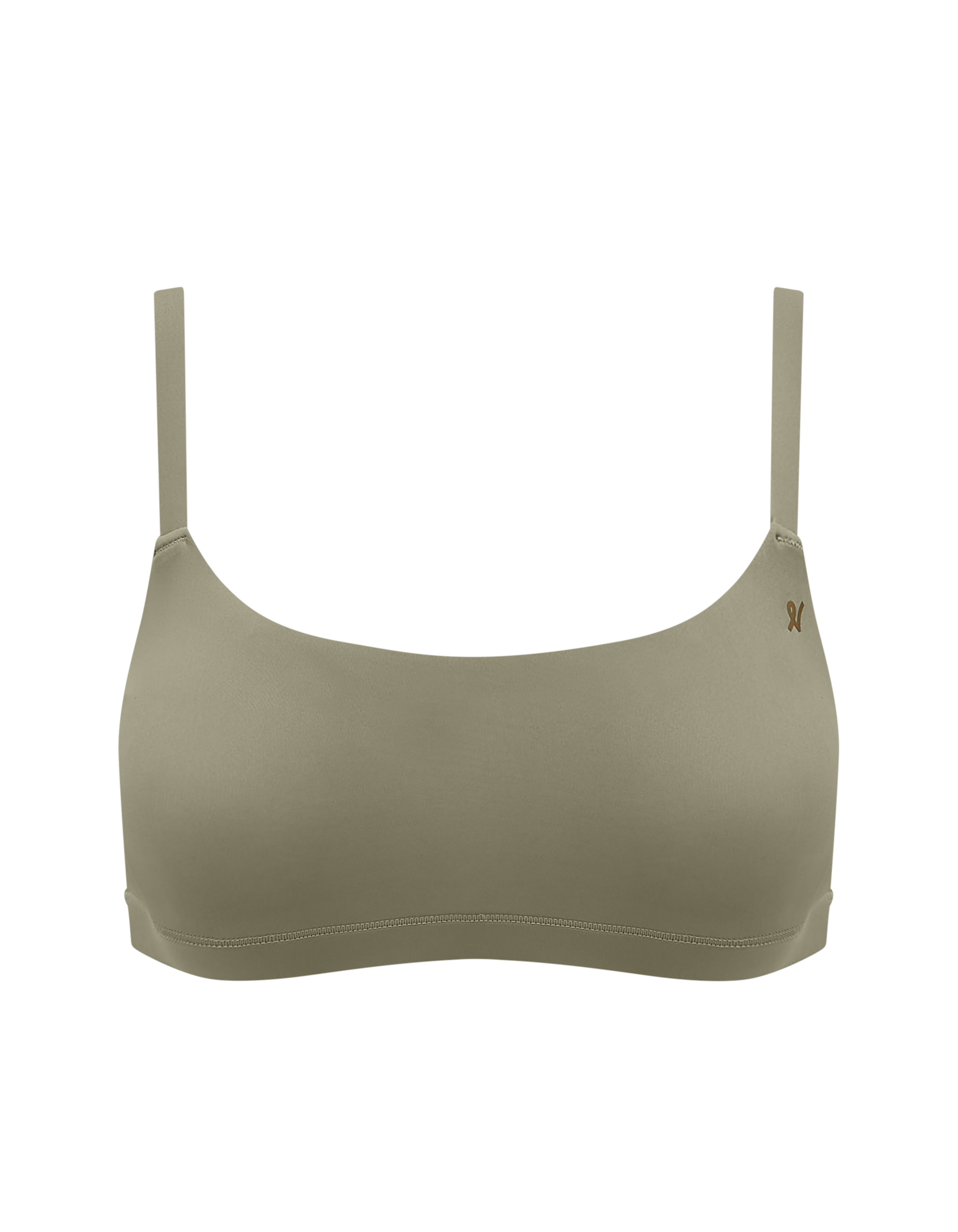 Nudea Women's The Stretch Scoop Neck Bralette - Sage Green