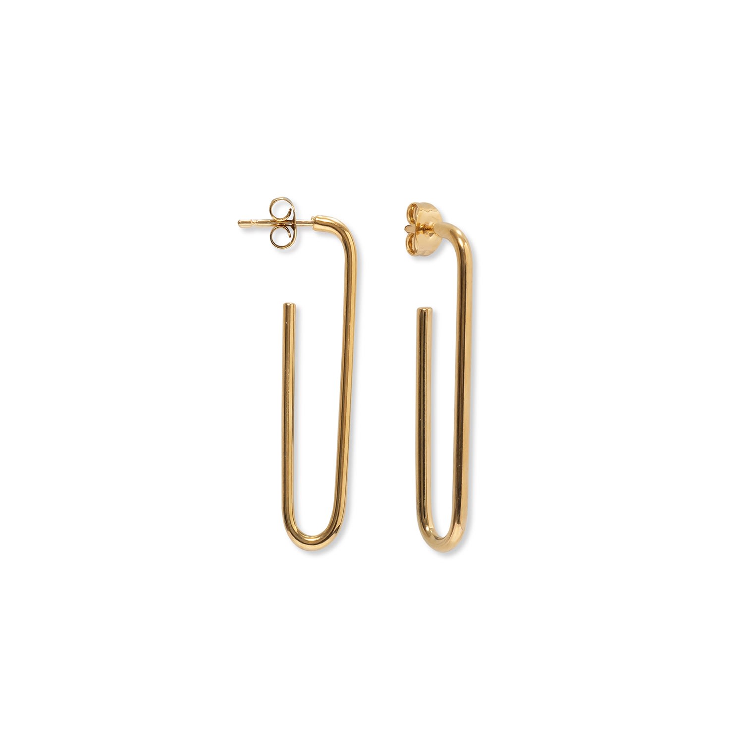 Women’s Mya Hoops - Gold A Weathered Penny