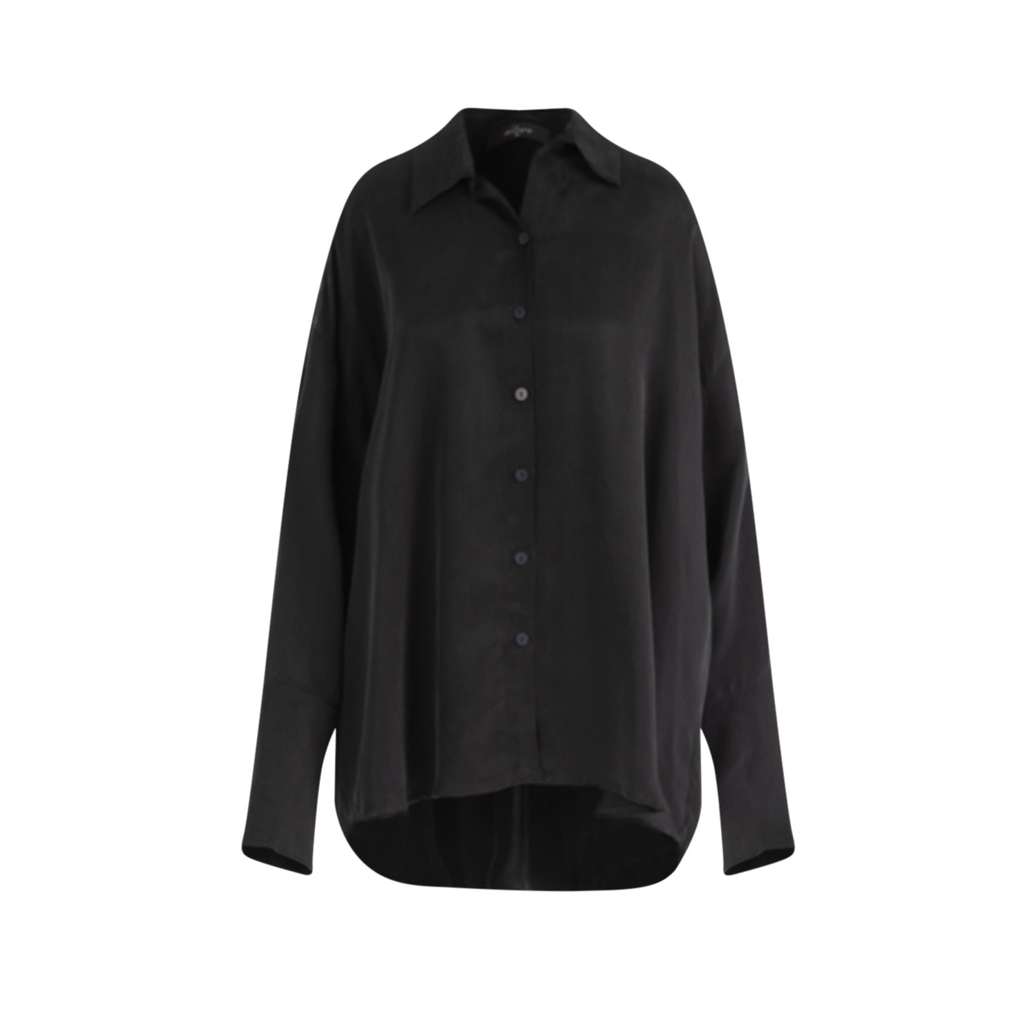 Niluu Women's Black Unisex Noir Nat Shirt In Black