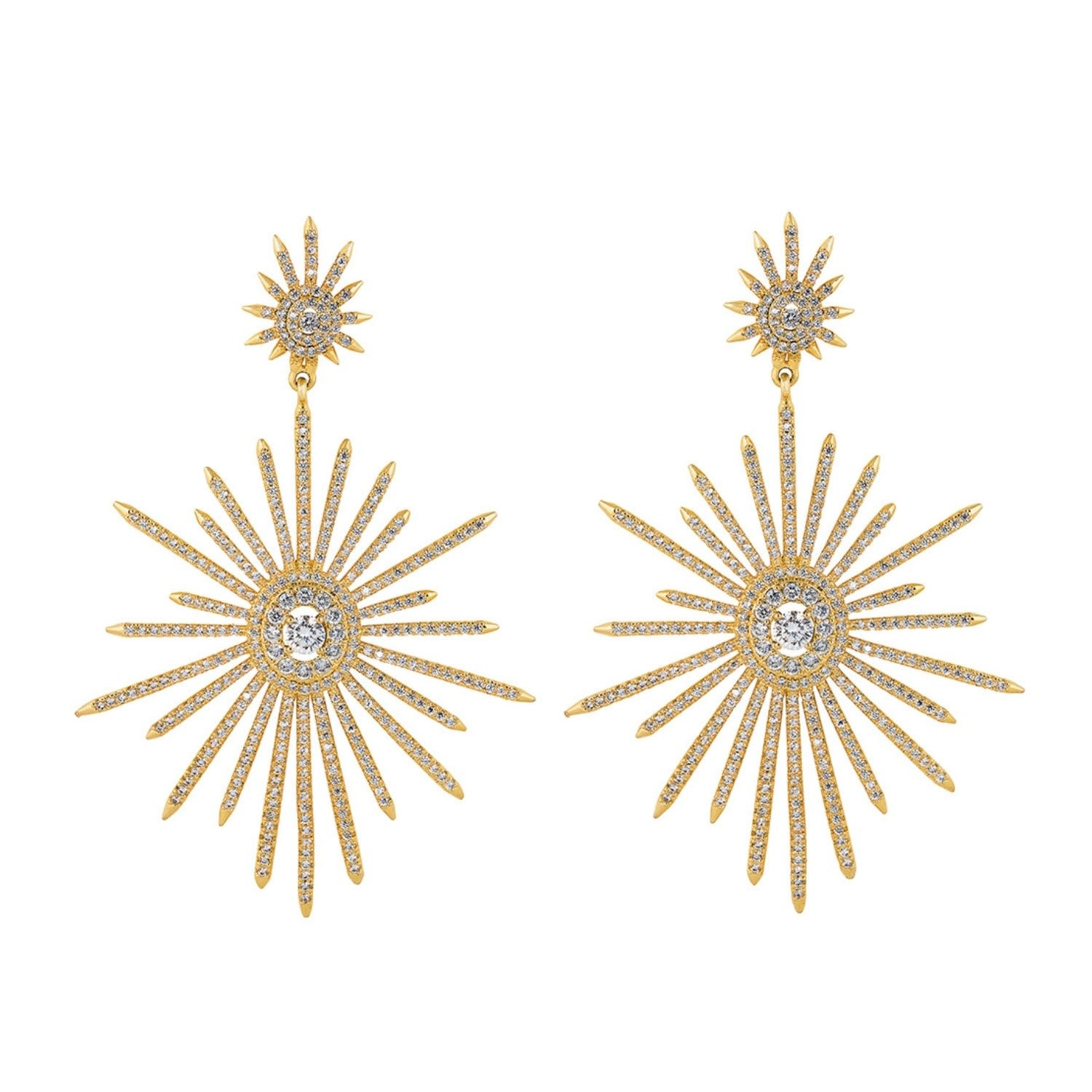 Stephanie Browne Australia Women's Venus Earrings - Gold In Gold