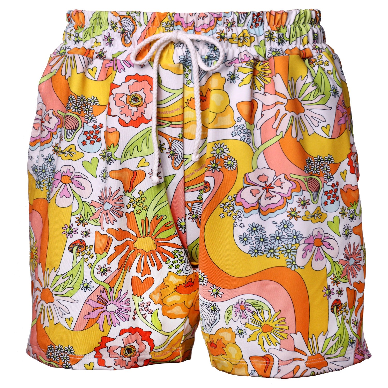 Men’s Melty Racquet Recycled Unisexy Shorts Extra Small Laurel Canyon Tennis Club