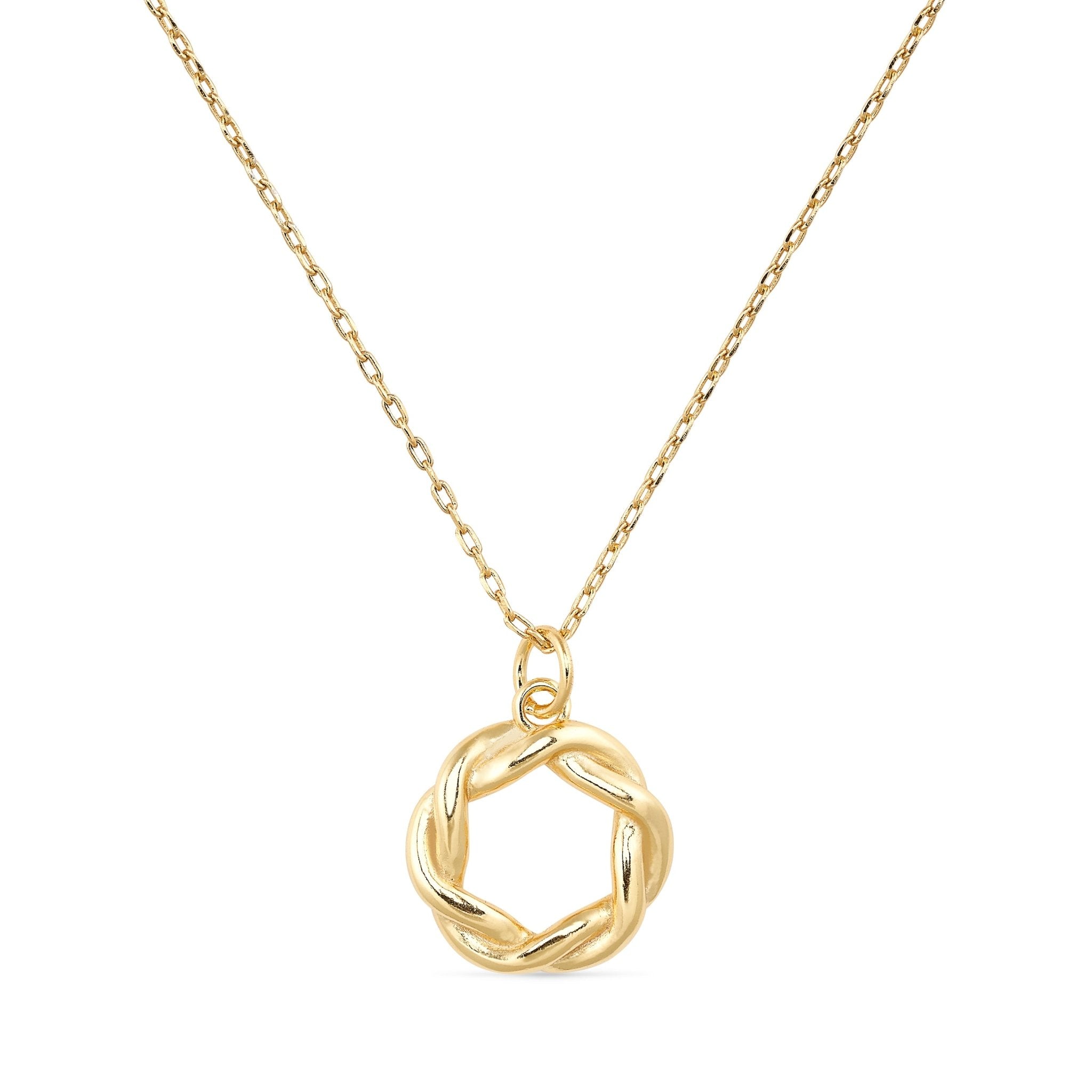 Elk & Bloom Women's Gold Circle Necklace In Gold