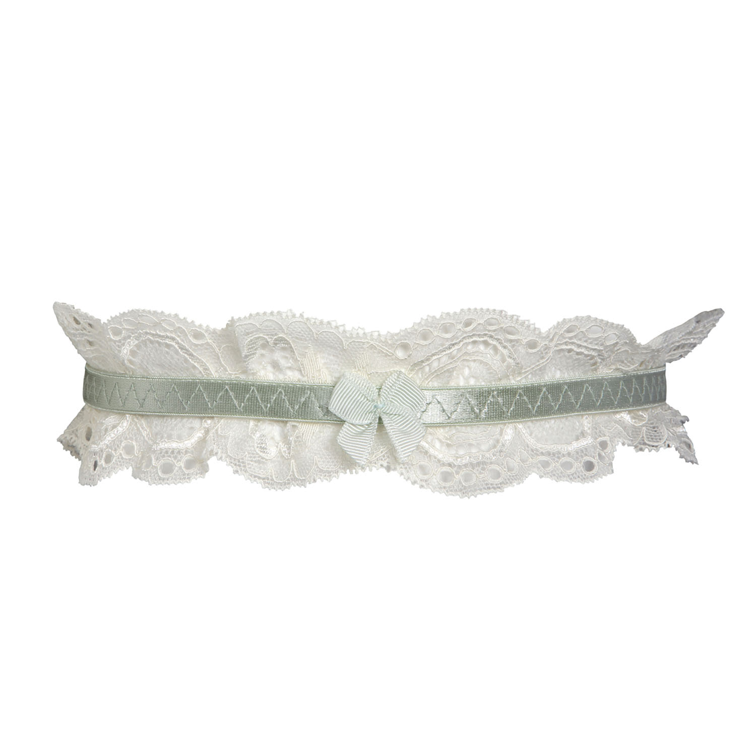 Women’s White / Blue Blushing Bride Garter S/M Tallulah Love