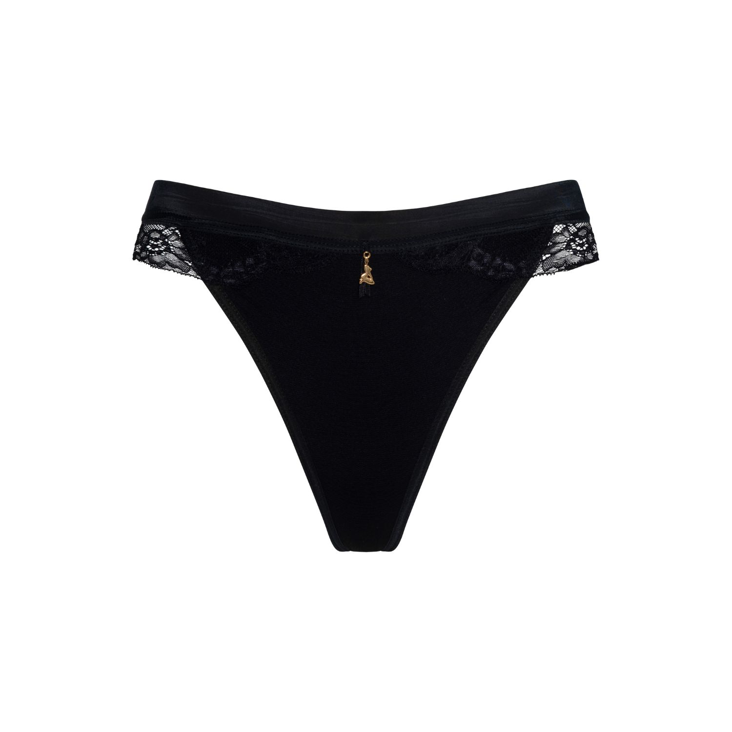 Bonbon Lingerie Women's Angelina Thong Black In Black