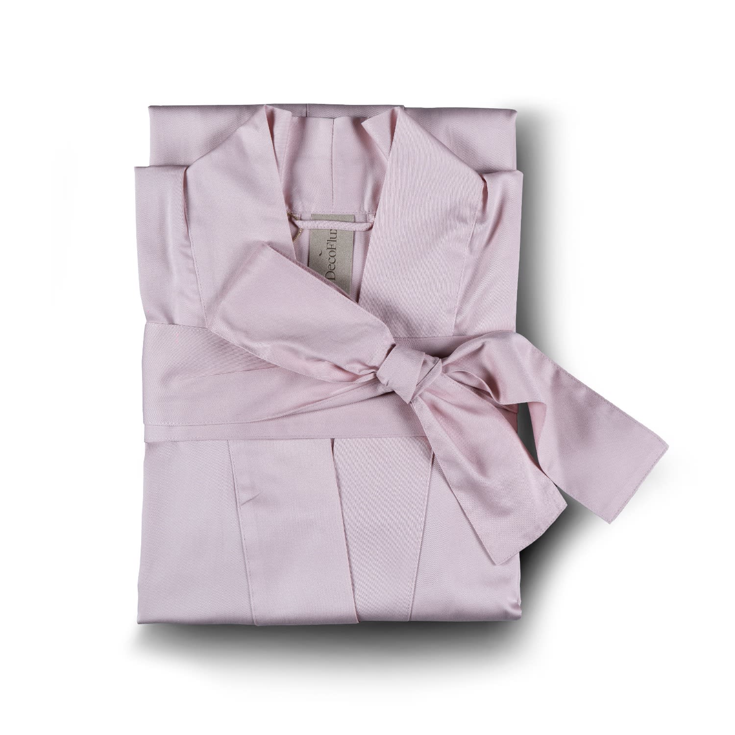 Decoflux Home Women's Pink Bathrobe Kimono Solid Rose Quartz