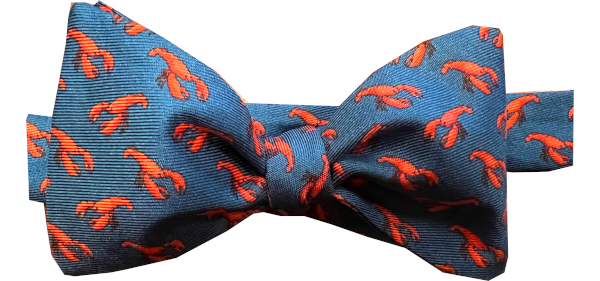 Men’s Blue Let’s Get Crackin’ Bow Tie One Size Lazyjack Press