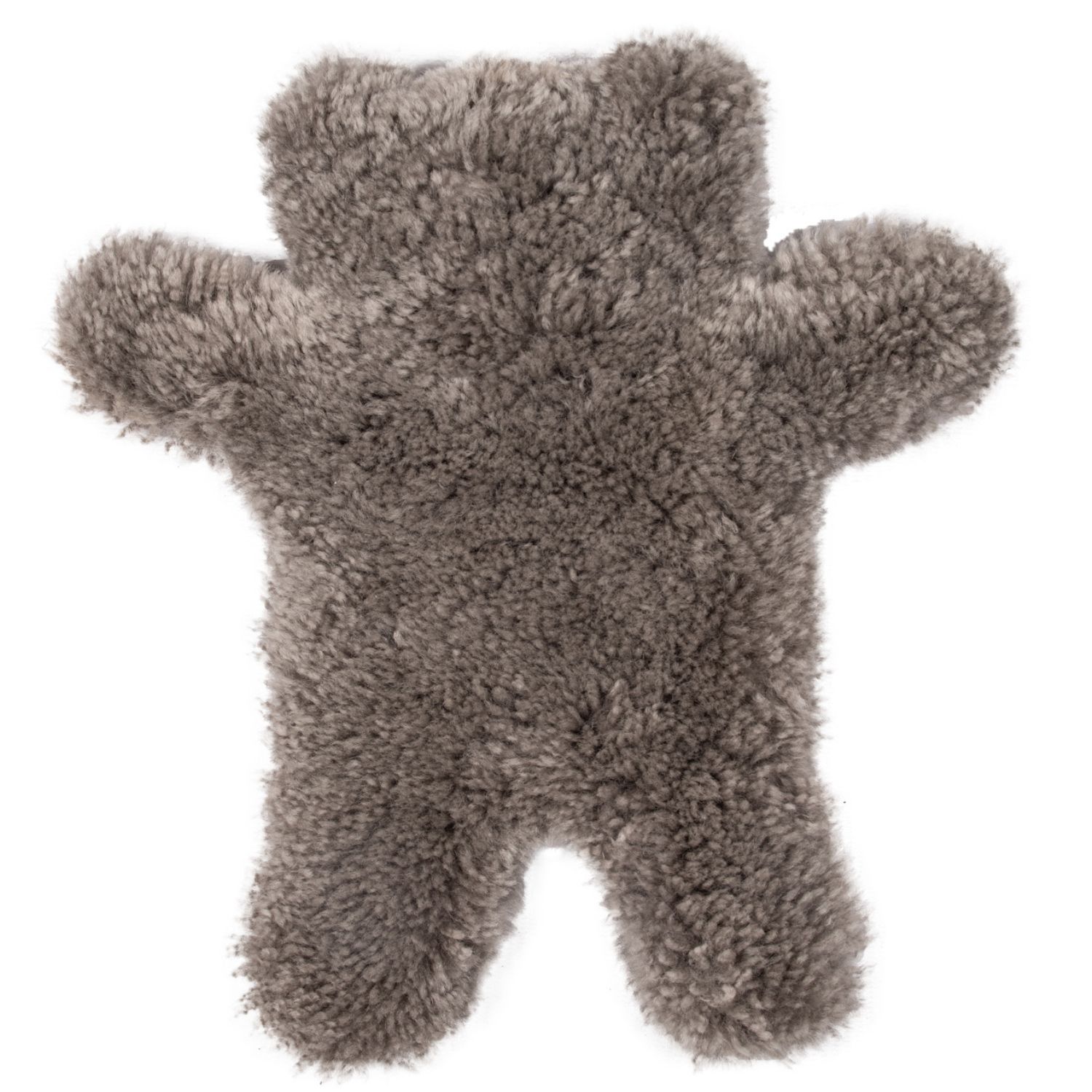 Owen Barry Neutrals Sheepskin Hot Water Bottle Cover Flat Eric Jr. - Swedish Mole In Brown